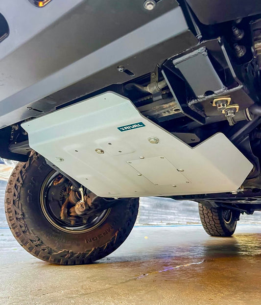 RIVAL Aluminum Engine Skid Plate Toyota Land Cruiser 2007-2021 Lexus LX570 - RIVAL USA INC.