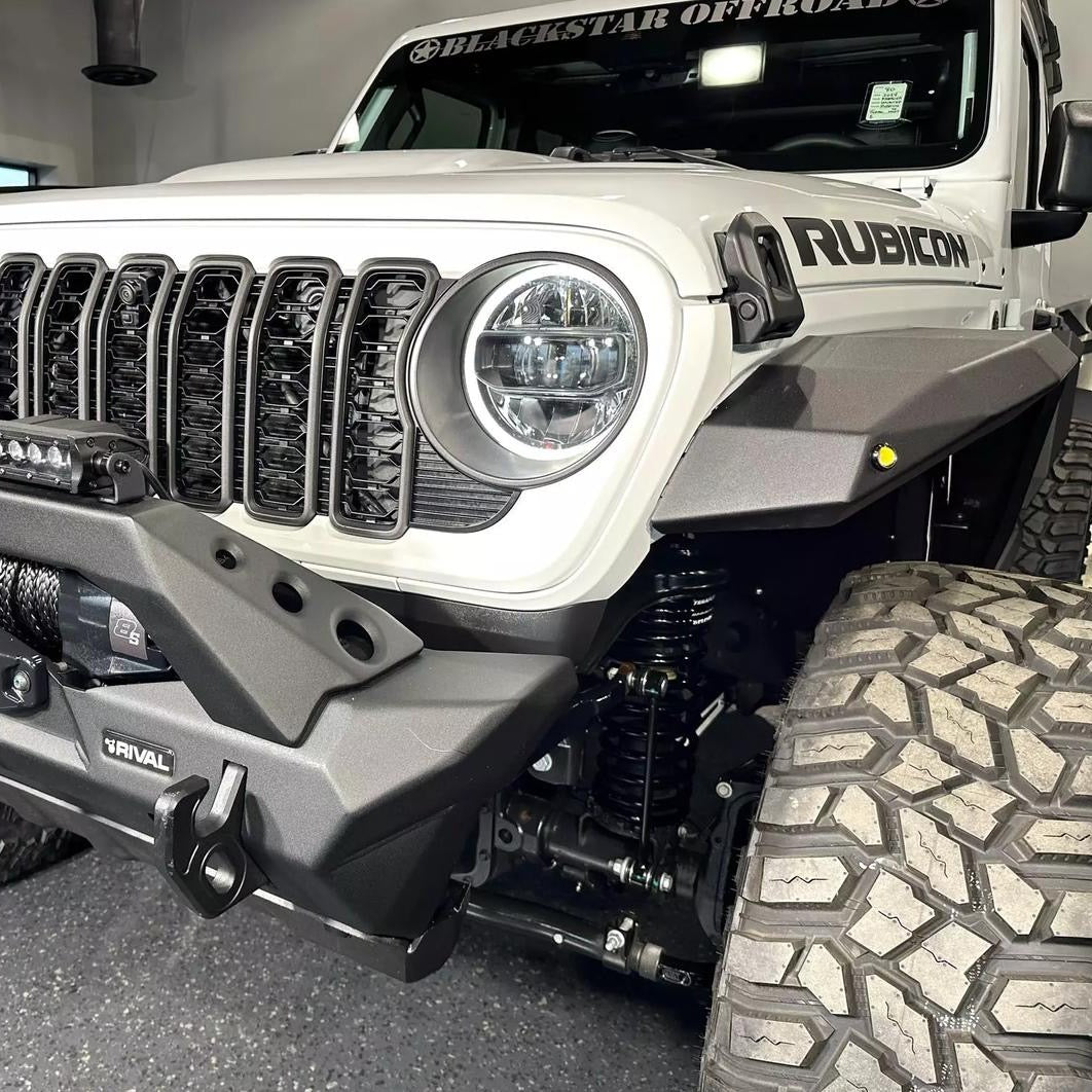 RIVAL Aluminum Front Fender Flares Jeep Wrangler 2018-2024