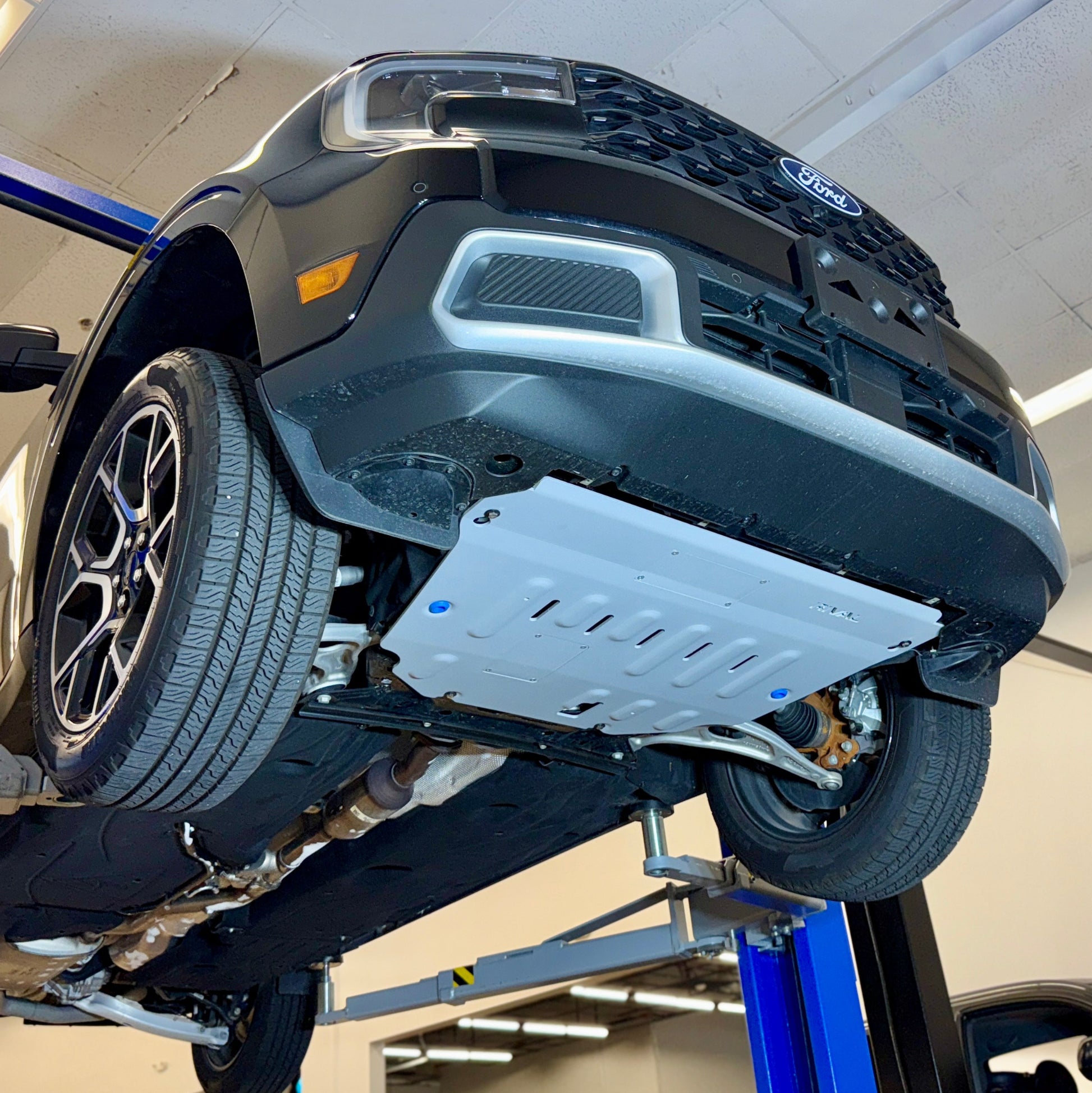 RIVAL Aluminum Engine Skid Plate 2022-2025 Ford Maverick | Except Tremor - RIVAL USA INC.