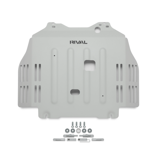 RIVAL Aluminum Transmission Skid Plate 2024-2025 Toyota Tacoma 4Gen 4WD 2WD (Except Hybrid) - RIVAL USA INC.