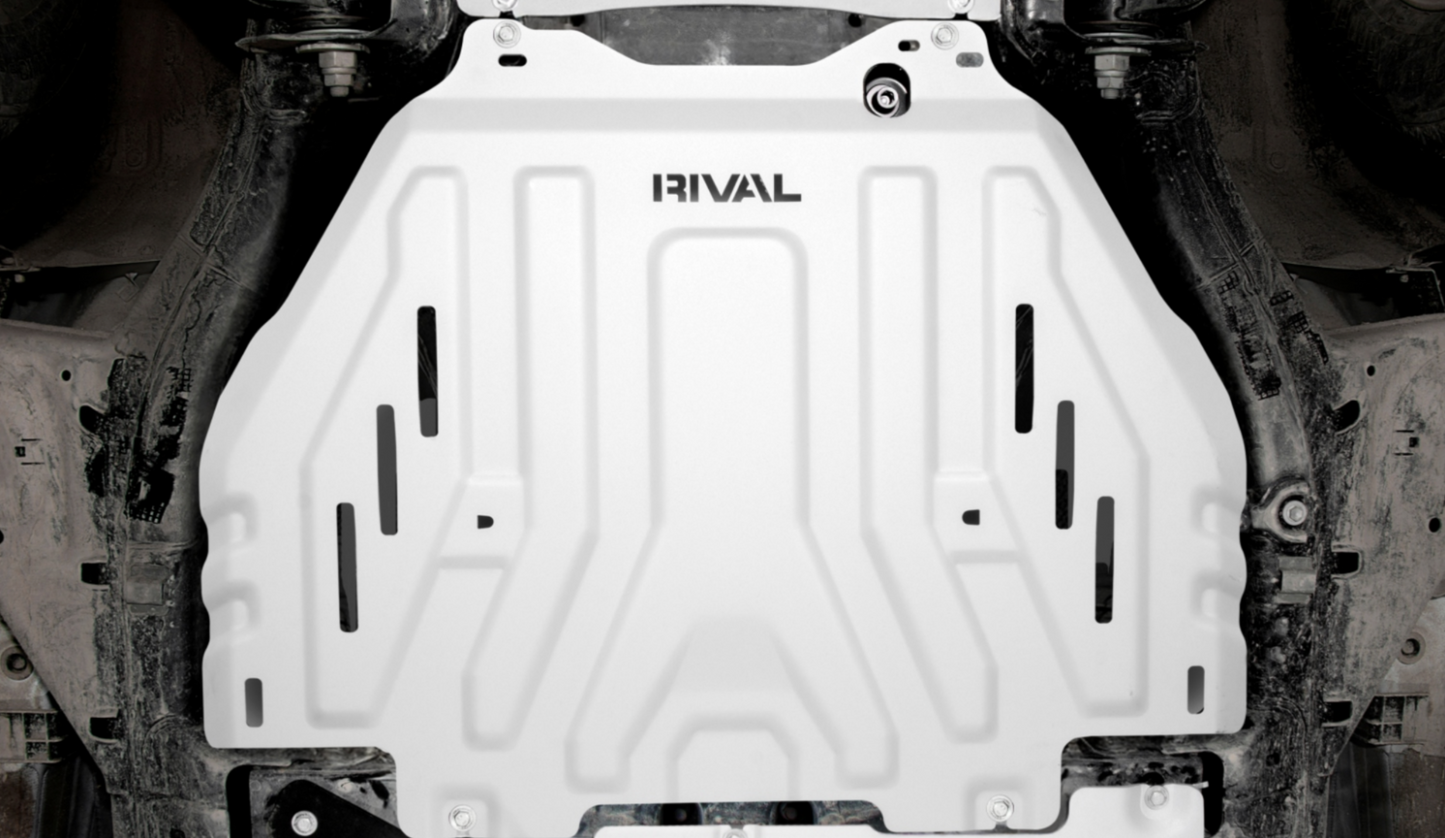 RIVAL Aluminum Transmission Catalytic Converter Skid Plate 2024-2025 Lexus GX550 | 2025 Toyota 4Runner 6Gen Gas - RIVAL USA INC.
