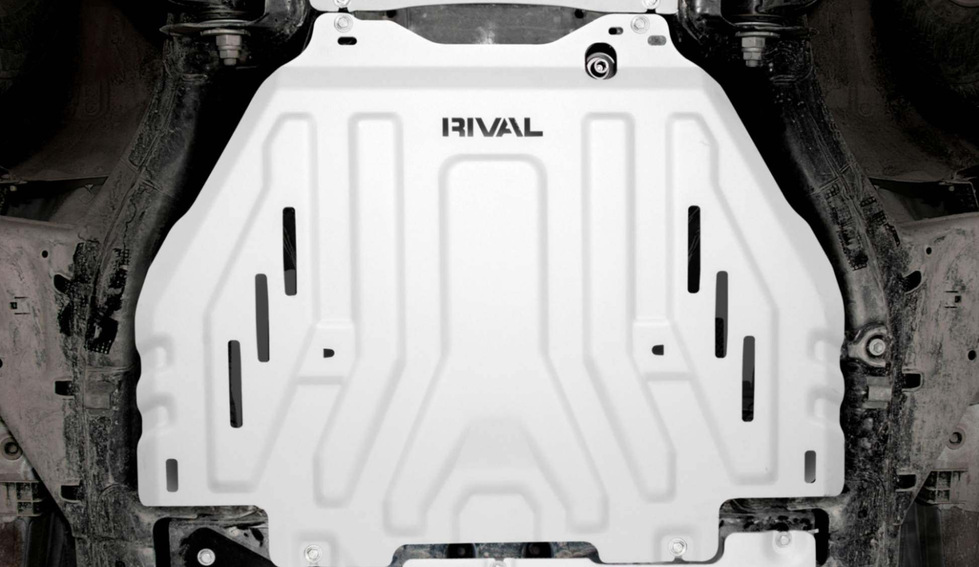 RIVAL Aluminum Transmission Catalytic Converter Skid Plate 2024-2025 Lexus GX550 | 2025 Toyota 4Runner 6Gen Gas - RIVAL USA INC.