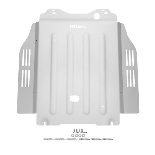 RIVAL Aluminum Transmission Skid Plate 2024-2025 Toyota Tacoma 4Gen Hybrid 2024-2025 Toyota Land Cruiser Hybrid 2025 Toyota 4Runner 6Gen - RIVAL USA INC.
