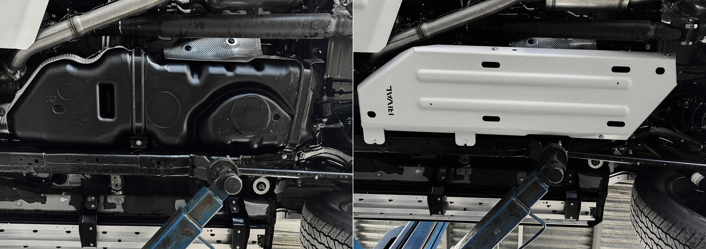 RIVAL Aluminum Fuel Tank Skid Plate 2024-2025 Toyota Land Cruiser 2024-2025 Lexus GX550 - RIVAL USA INC.