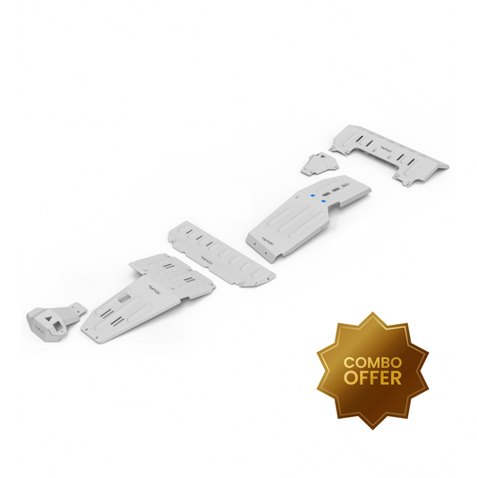 Set of 6 RIVAL Aluminum Skid Plates Ineos Grenadier - RIVAL USA INC.