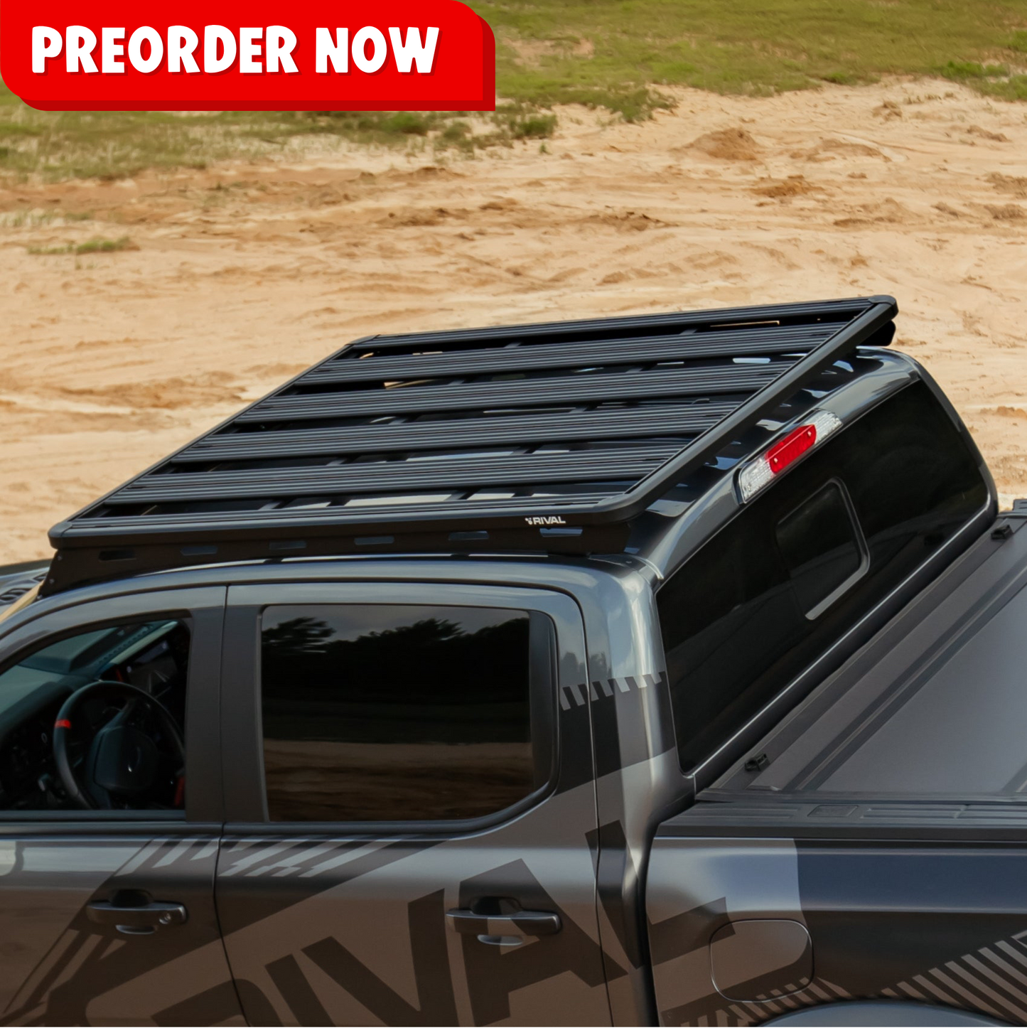 RIVAL Aluminum Roof Rack 2024-2025 Ford Ranger 2024-2025 Ford Ranger Raptor