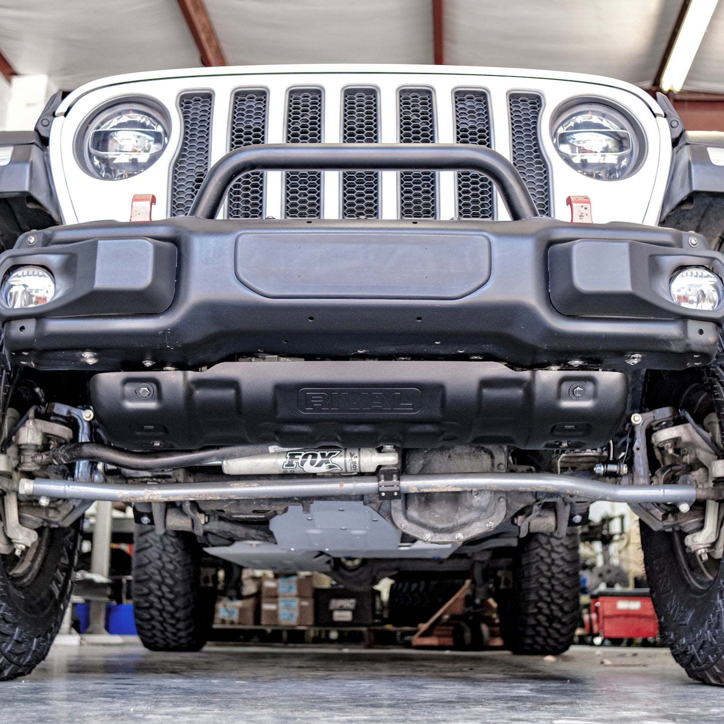 RIVAL Lower Skid Plate 2018-2025 Jeep Wrangler JL | 2007-2018 Jeep Wrangler JK | 2020-2025 Jeep Gladiator Except Mojave - RIVAL USA INC.
