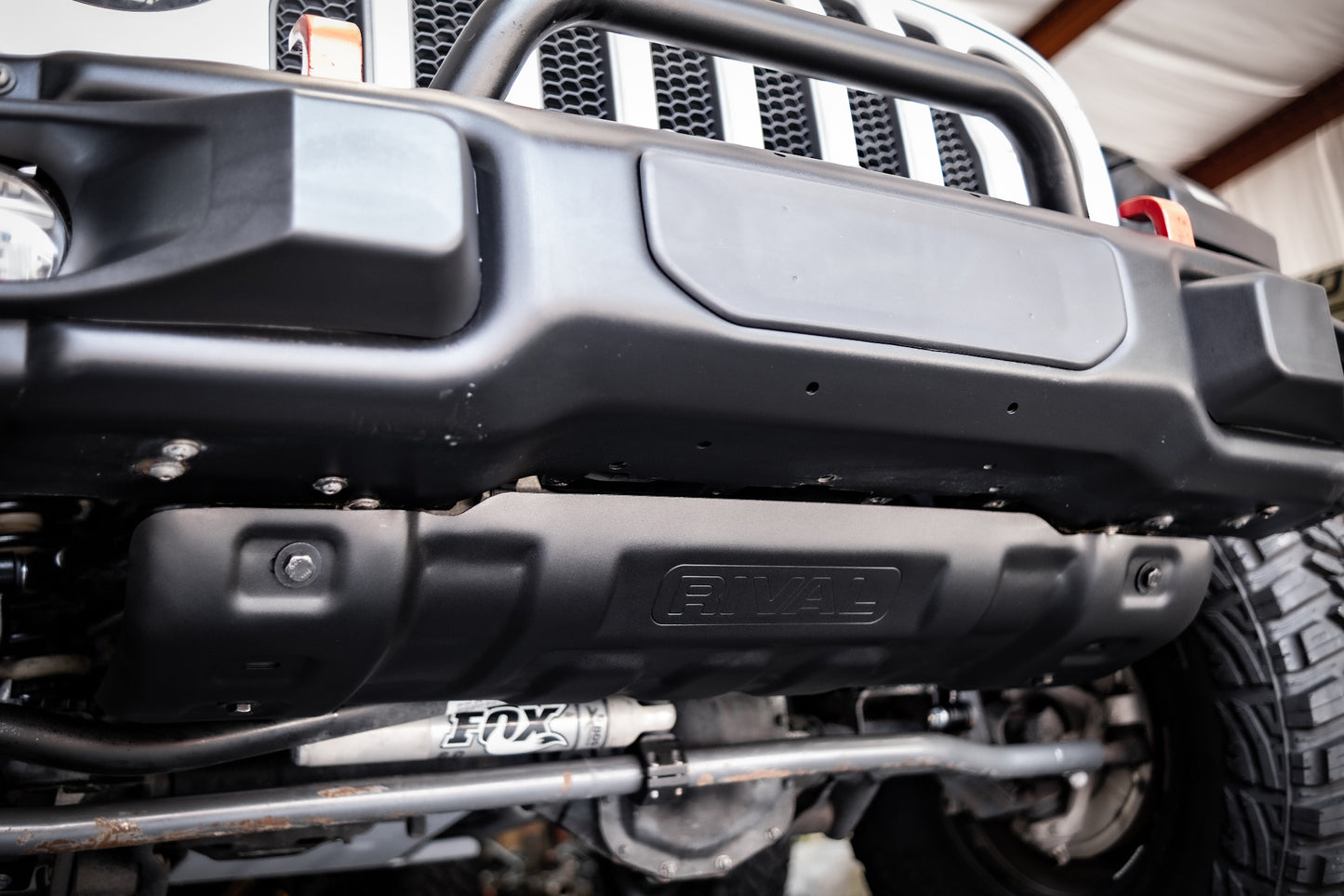 RIVAL Lower Skid Plate 2018-2025 Jeep Wrangler JL | 2007-2018 Jeep Wrangler JK | 2020-2025 Jeep Gladiator Except Mojave - RIVAL USA INC.