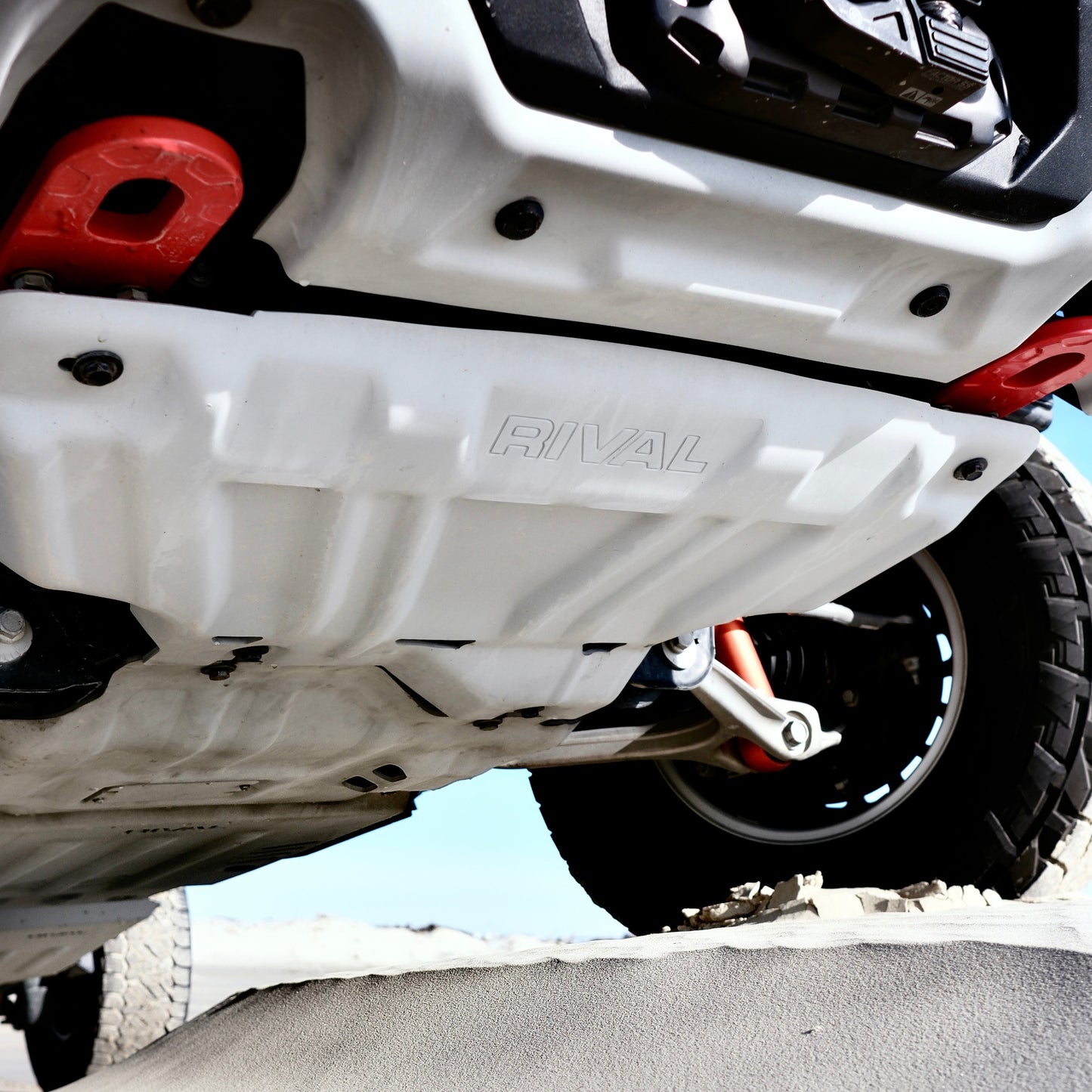 RIVAL Aluminum Radiator Skid Plate and Recovery Points Package 2024-2026 Ford Ranger Raptor 2024-2026 Ford Ranger FX4 - RIVAL USA INC.