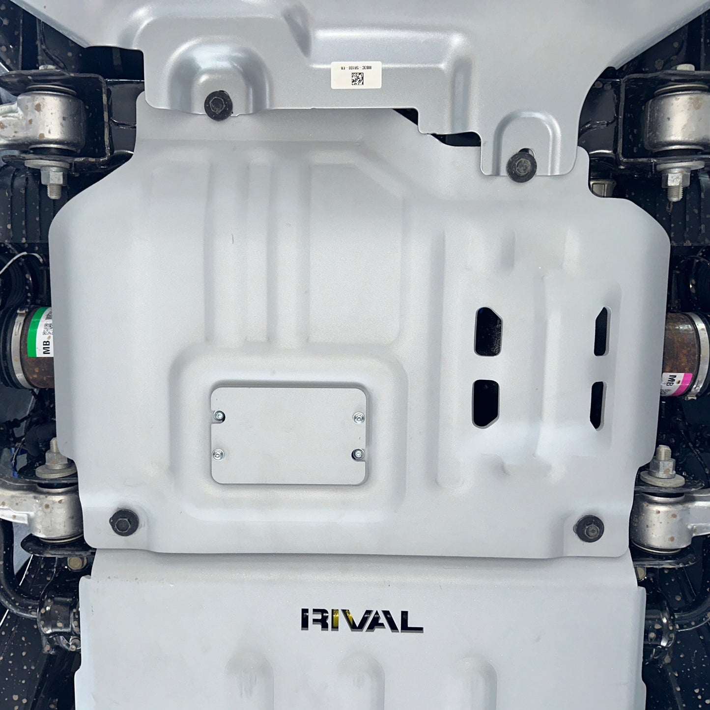 RIVAL Aluminum Engine Skid Plate 2024-2025 Ford Ranger 2024-2025 Ford Ranger Raptor 2021-2025 Ford Bronco 2Door 4Door - RIVAL USA INC.