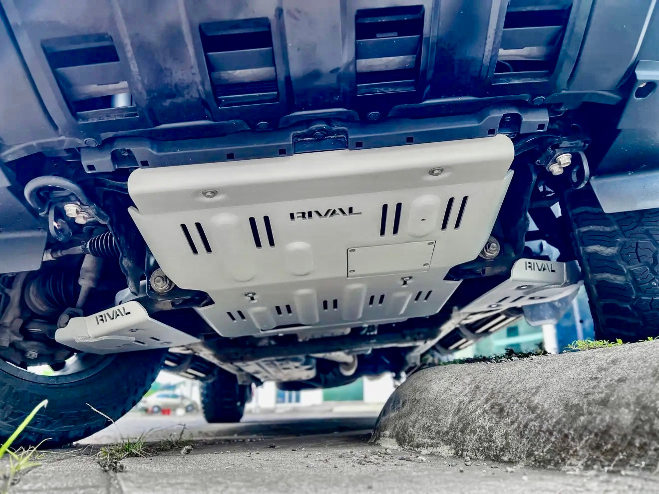 RIVAL Aluminum Engine Skid Plate 2024-2025 Toyota Tacoma 4Gen | 2024-2025 Toyota Land Cruiser | 2025 Toyota 4Runner 6Gen - RIVAL USA INC.