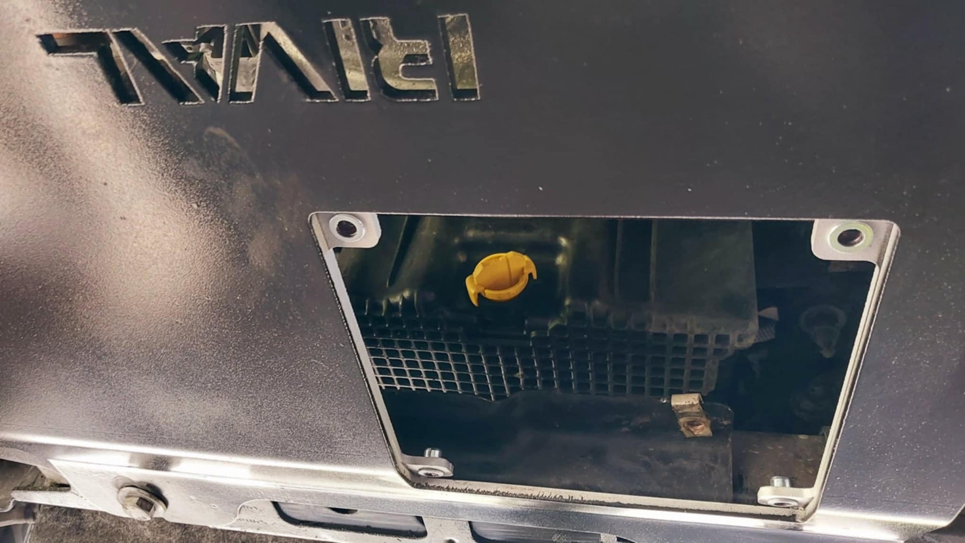 RIVAL Aluminum Transmission Catalytic Converter Skid Plate 2015-2025 Ford F-150 EcoBoost V8 except PowerBoost - RIVAL USA INC.