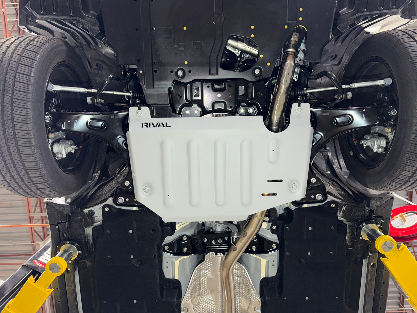 Open Box RIVAL Aluminum Transmission Skid Plate 2020-2025 Subaru Forester 2020-2025 Subaru Outback 2020-2025 Subaru Crosstrek - RIVAL USA INC.