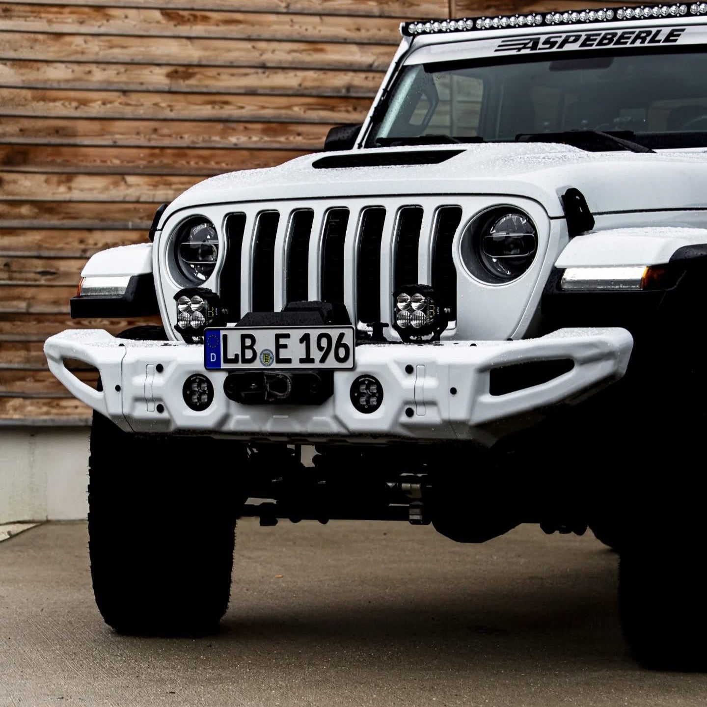 RIVAL Gen2 Front Stamped Steel Full-Width Bumper 2018-2025 Jeep Wrangler JL including 392 2007-2018 Jeep Wrangler JK 2020-2025 Jeep Gladiator including Mojave