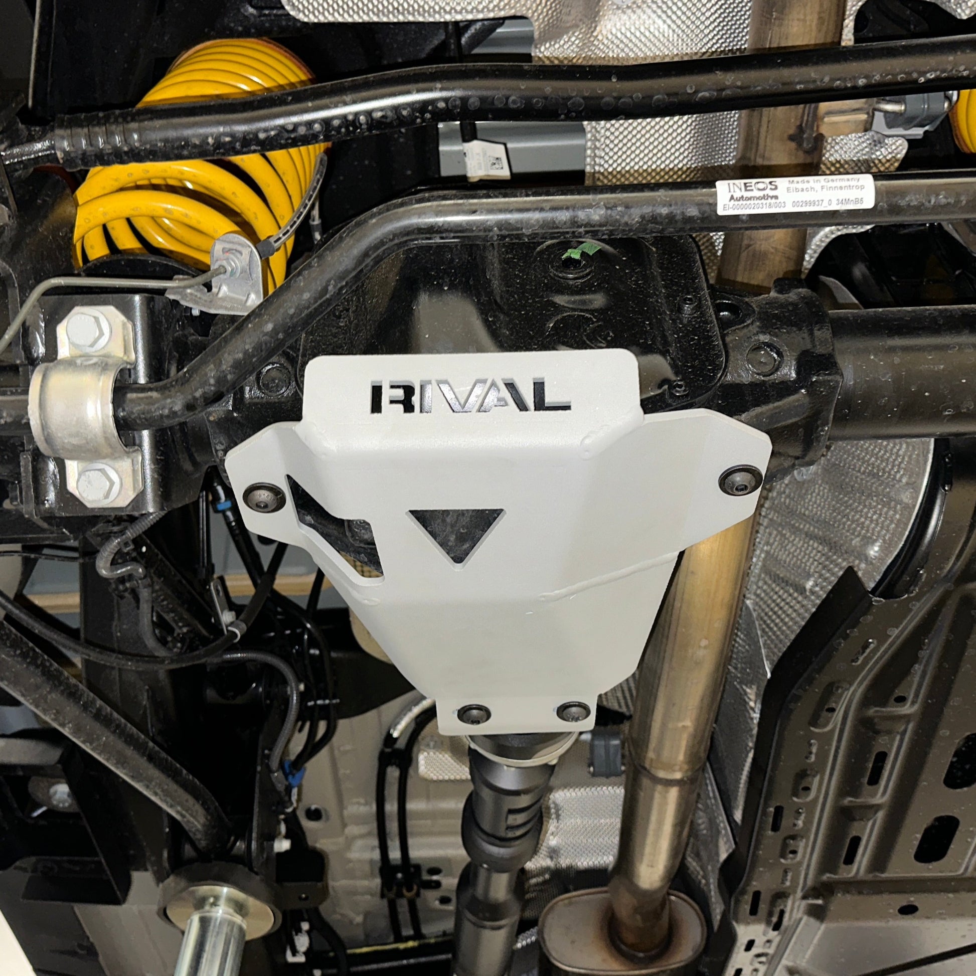 RIVAL Aluminum Rear Differential Skid Plate Ineos Grenadier And Quartermaster - RIVAL USA INC.