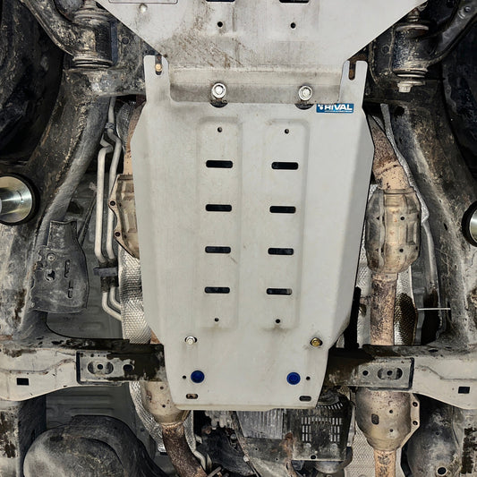 RIVAL Aluminum Transmission Skid Plate Toyota Land Cruiser 2007-2021 Lexus LX570 - RIVAL USA INC.