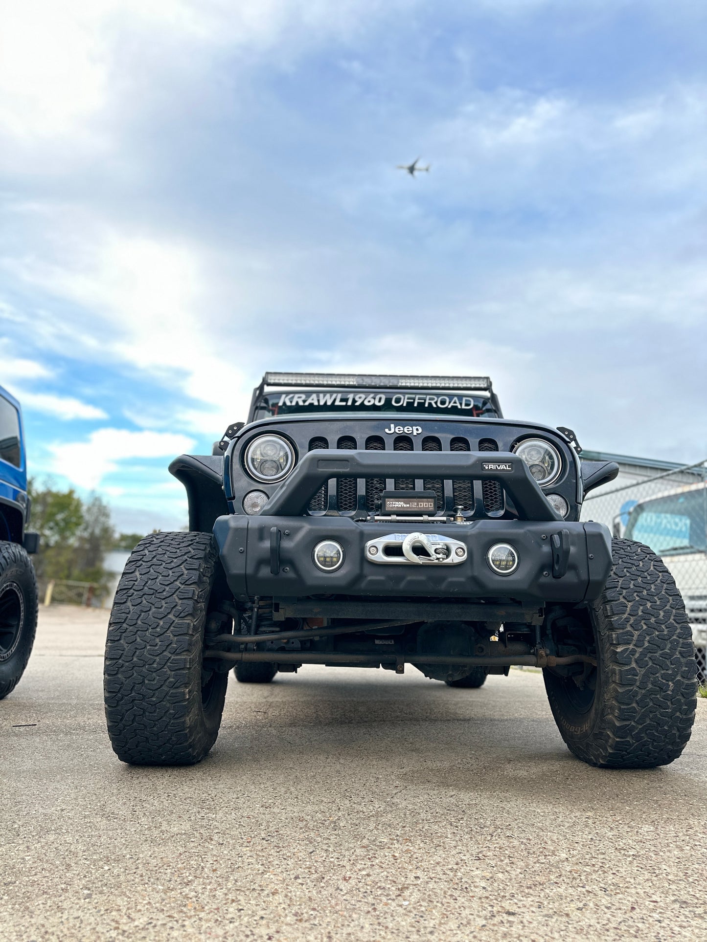 Full Set RIVAL Gen2 Front Stamped Steel Stubby Bumper 2018-2025 Jeep Wrangler JL including 392 2007-2018 Jeep Wrangler JK 2020-2025 Jeep Gladiator including Mojave