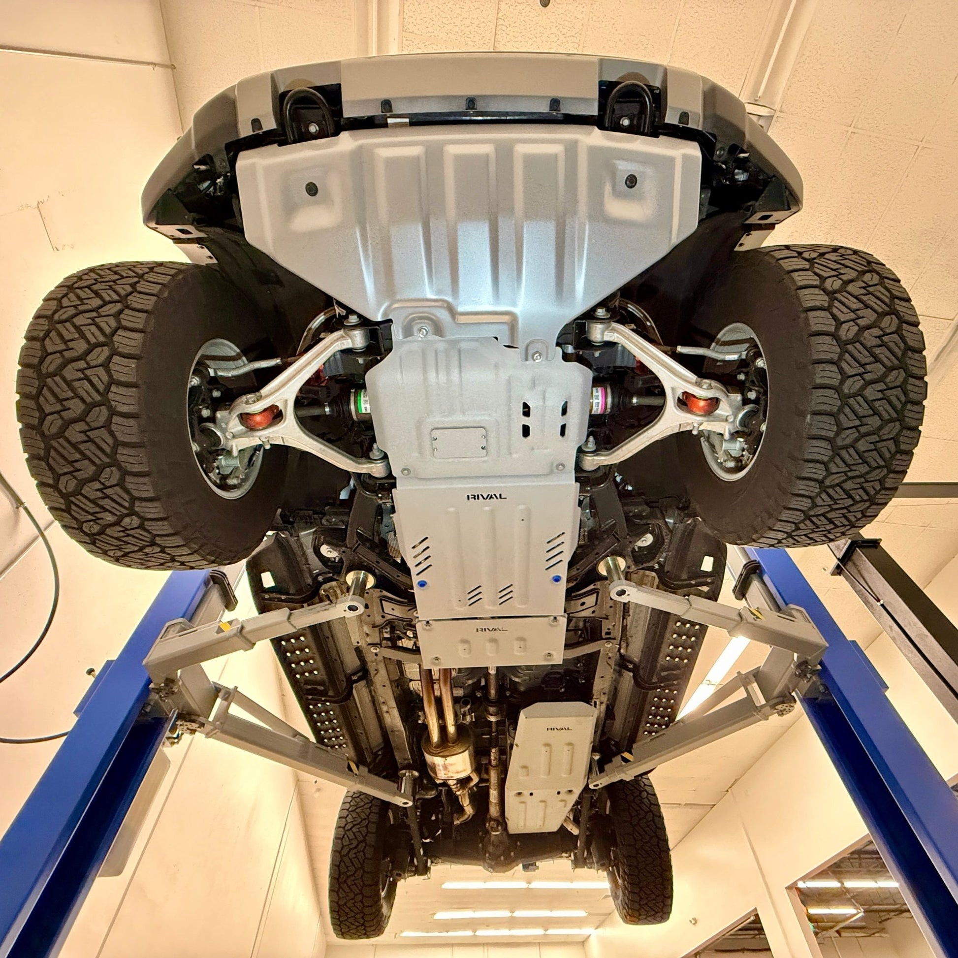 RIVAL Aluminum Transfer Case Skid Plate 2024-2025 Ford Ranger 2024-2025 Ford Ranger Raptor - RIVAL USA INC.