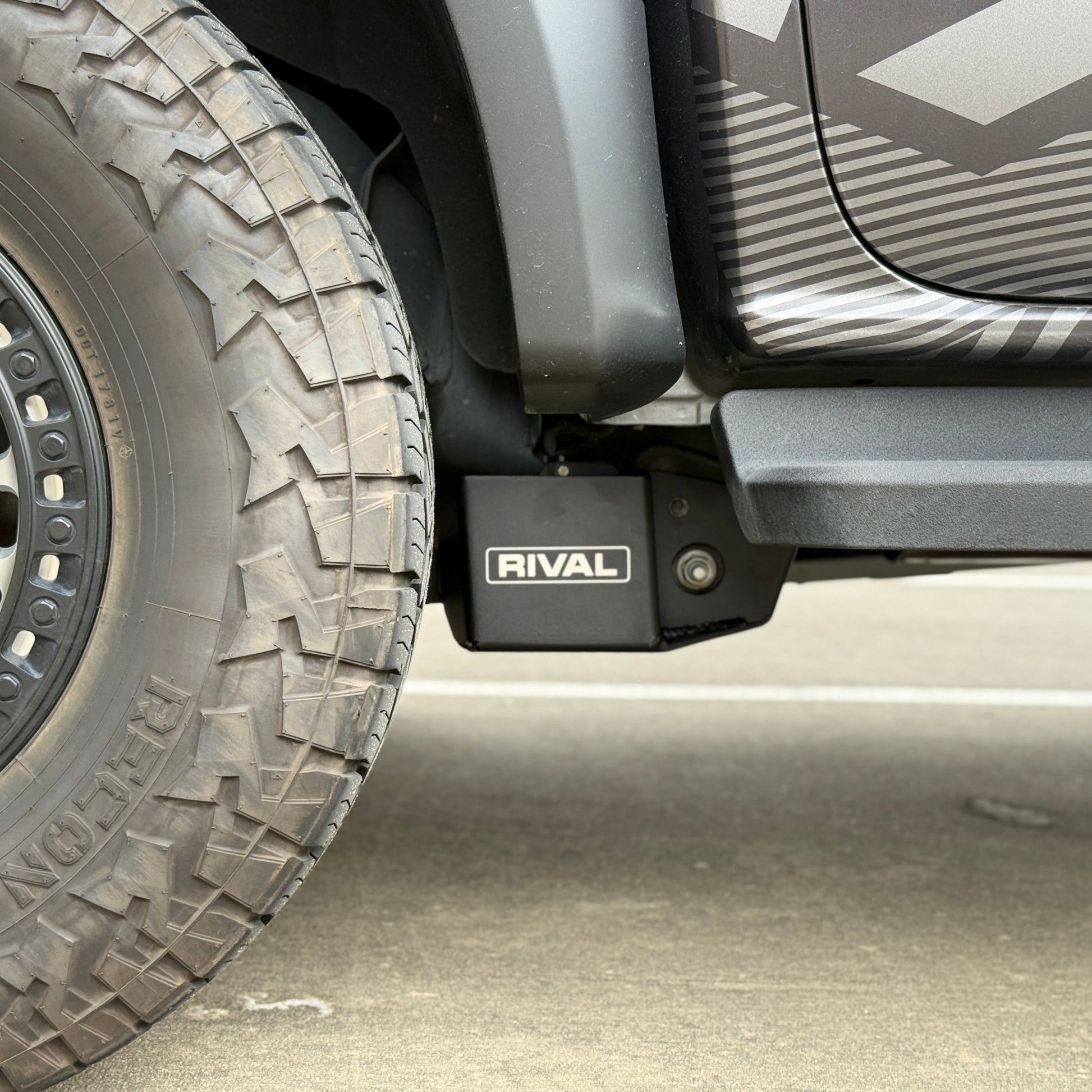 RIVAL Rear Suspension Travel Sensor Aluminum Armor Set 2024-2025 Ford Ranger Raptor - RIVAL USA INC.