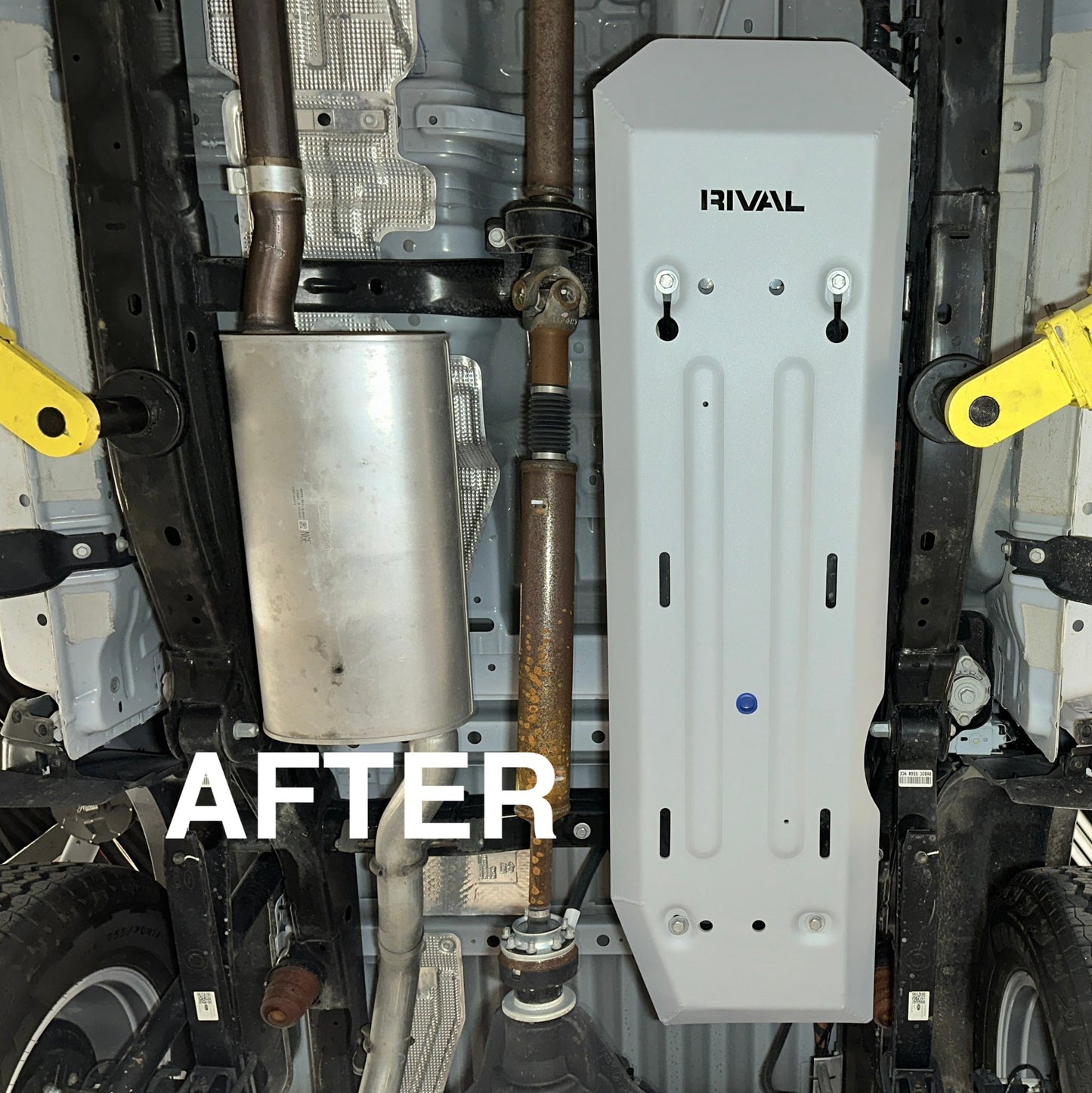 RIVAL Aluminum Gas Tank Skid Plate 2025 Ford Ranger - RIVAL USA INC.