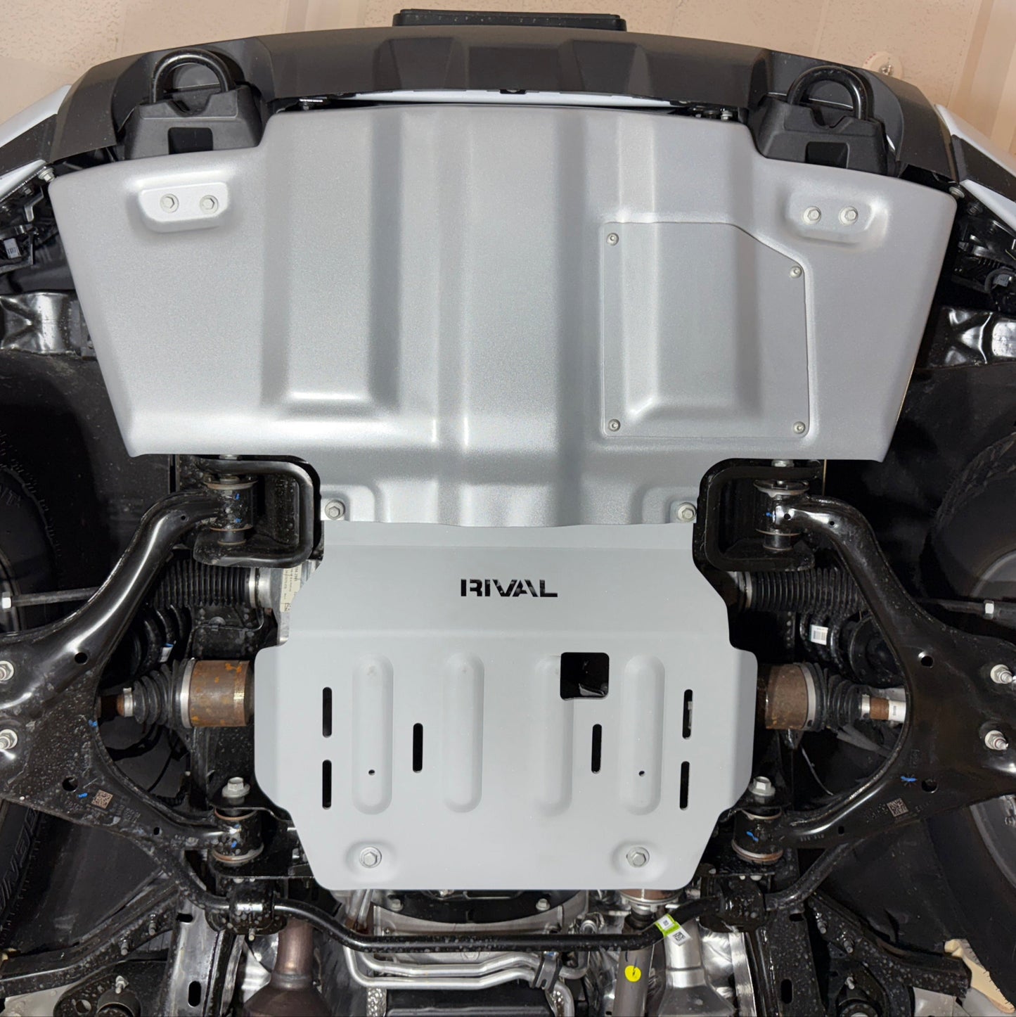 RIVAL Aluminum Engine Skid Plate 2015-2025 Ford F-150 EcoBoost 2015-2025 Ford F-150 PowerBoost 2015-2025 Ford F-150 V8 (including Tremor) (except 2.7)