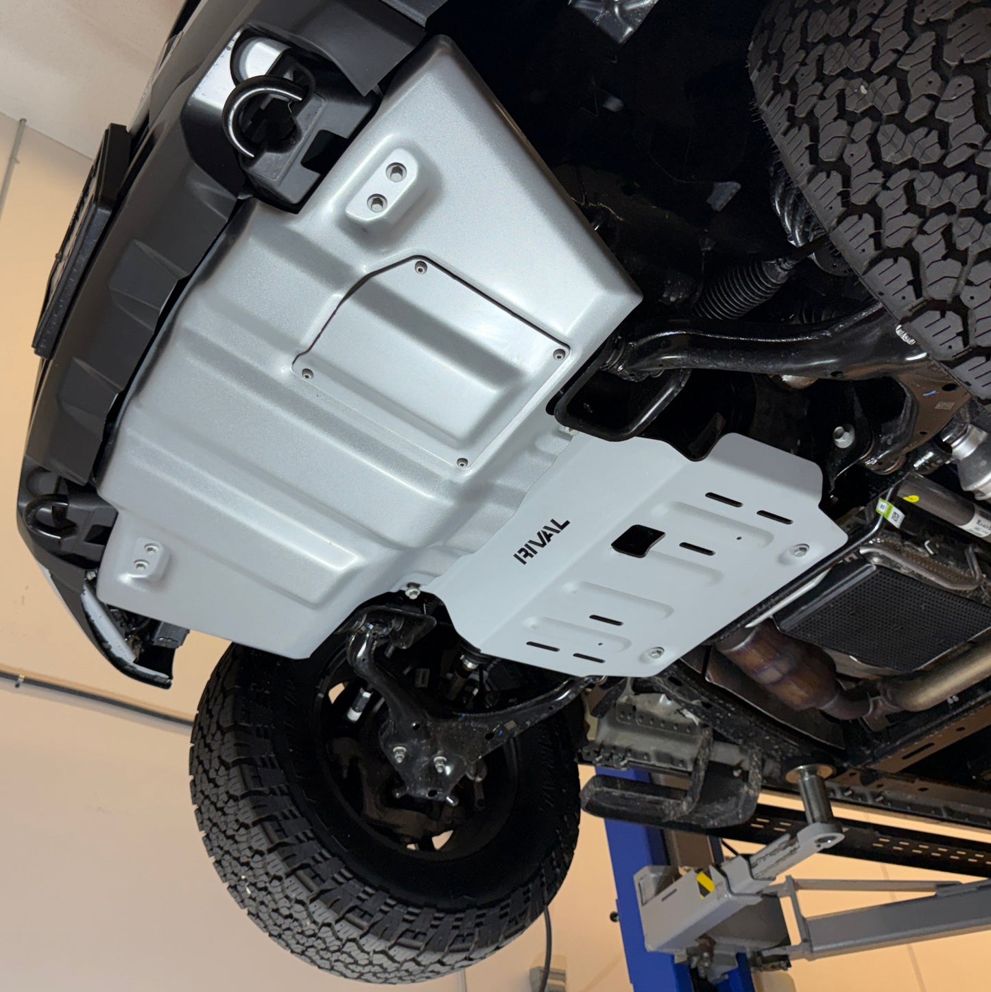 RIVAL Aluminum Engine Skid Plate 2015-2025 Ford F-150 EcoBoost 2015-2025 Ford F-150 PowerBoost 2015-2025 Ford F-150 V8 (including Tremor) (except 2.7)