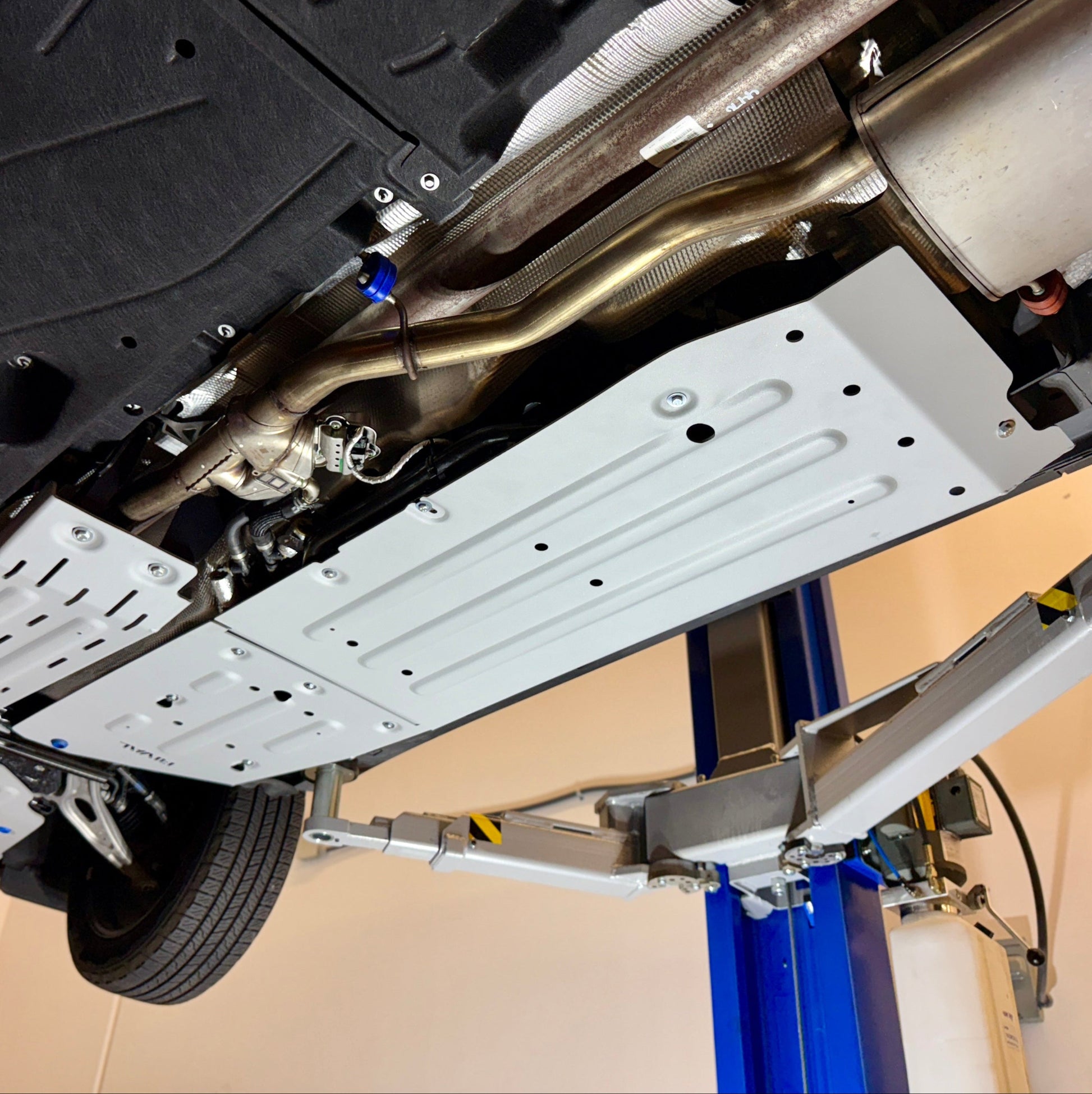 RIVAL Aluminum Passenger Underside Skid Plate 2025 Ford Maverick Hybrid AWD - RIVAL USA INC.