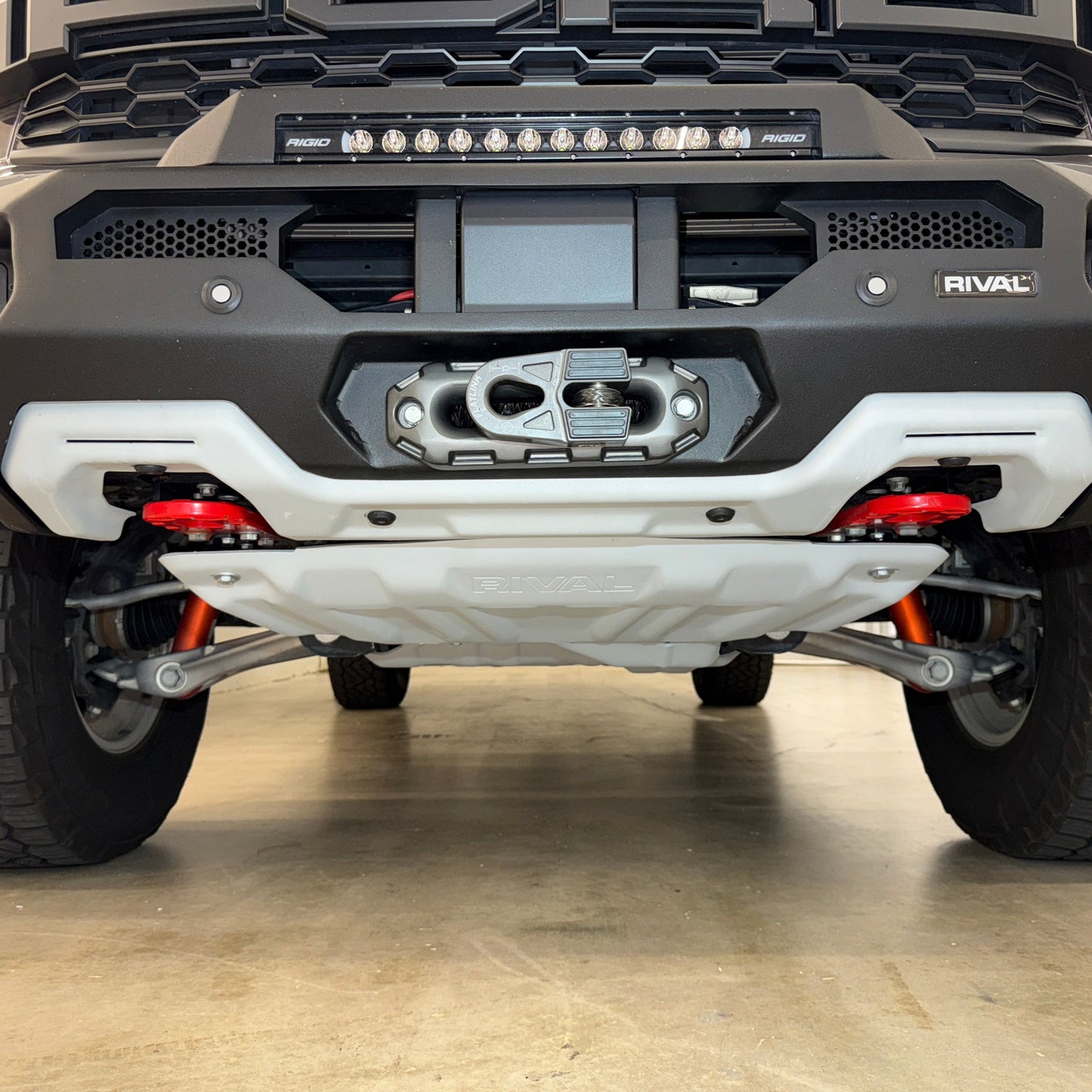 RIVAL Aluminum Radiator Skid Plate 2024-2025 Ford Ranger Raptor - RIVAL USA INC.