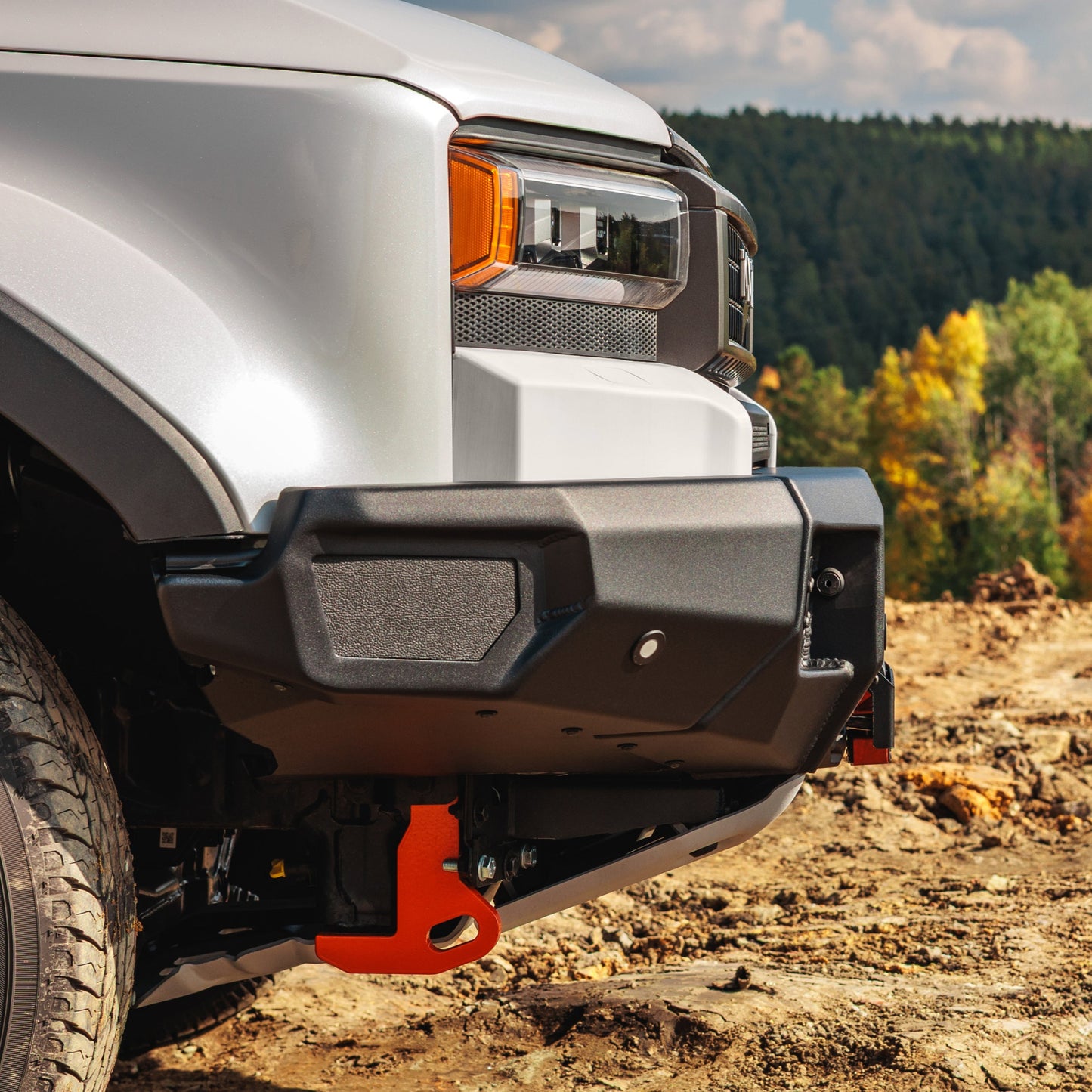 RIVAL Front Aluminum Bumper 2024-2025 Toyota Land Cruiser with Winch Mount and Recovery Points - RIVAL USA INC.