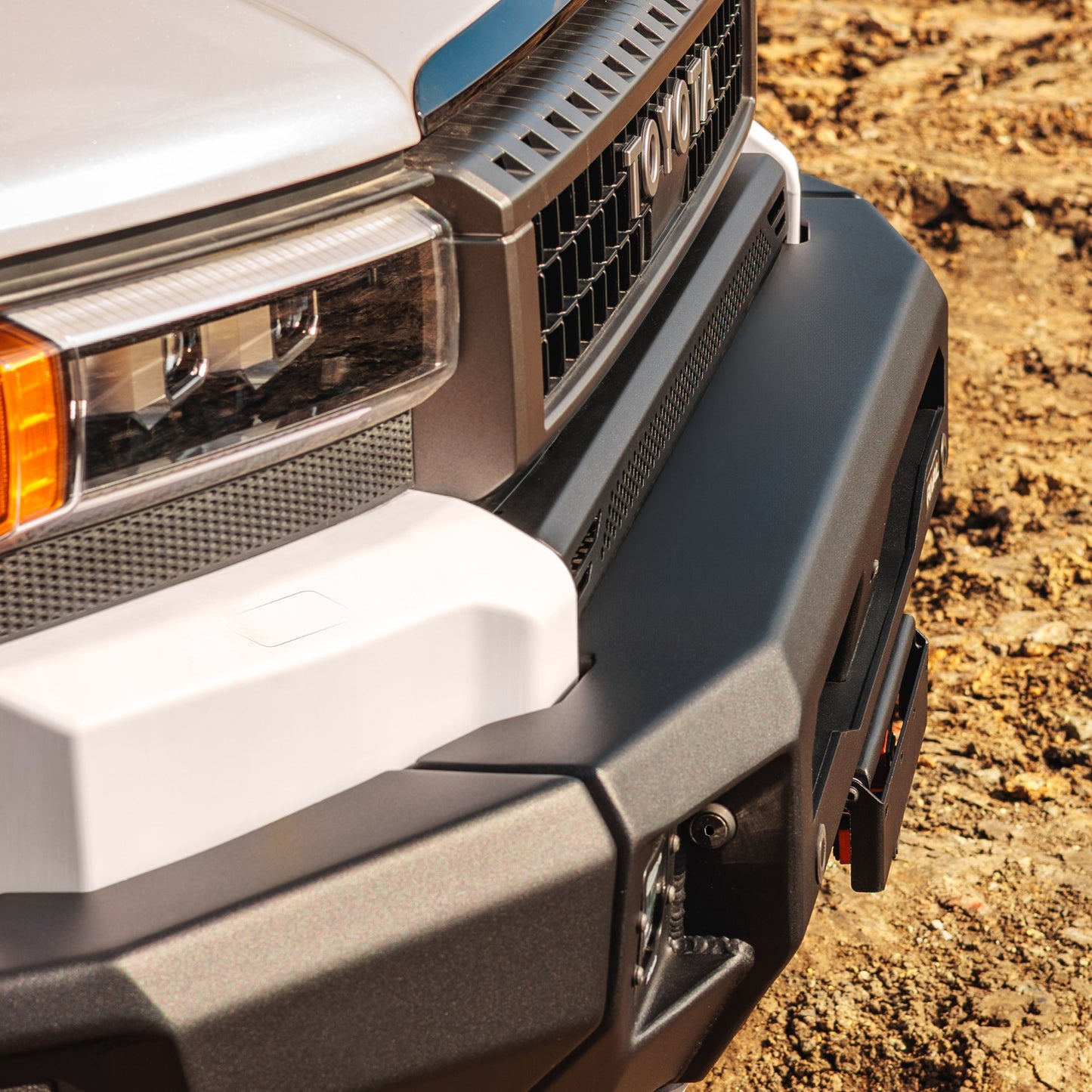 RIVAL Front Aluminum Bumper 2024-2025 Toyota Land Cruiser with Winch Mount and Recovery Points - RIVAL USA INC.