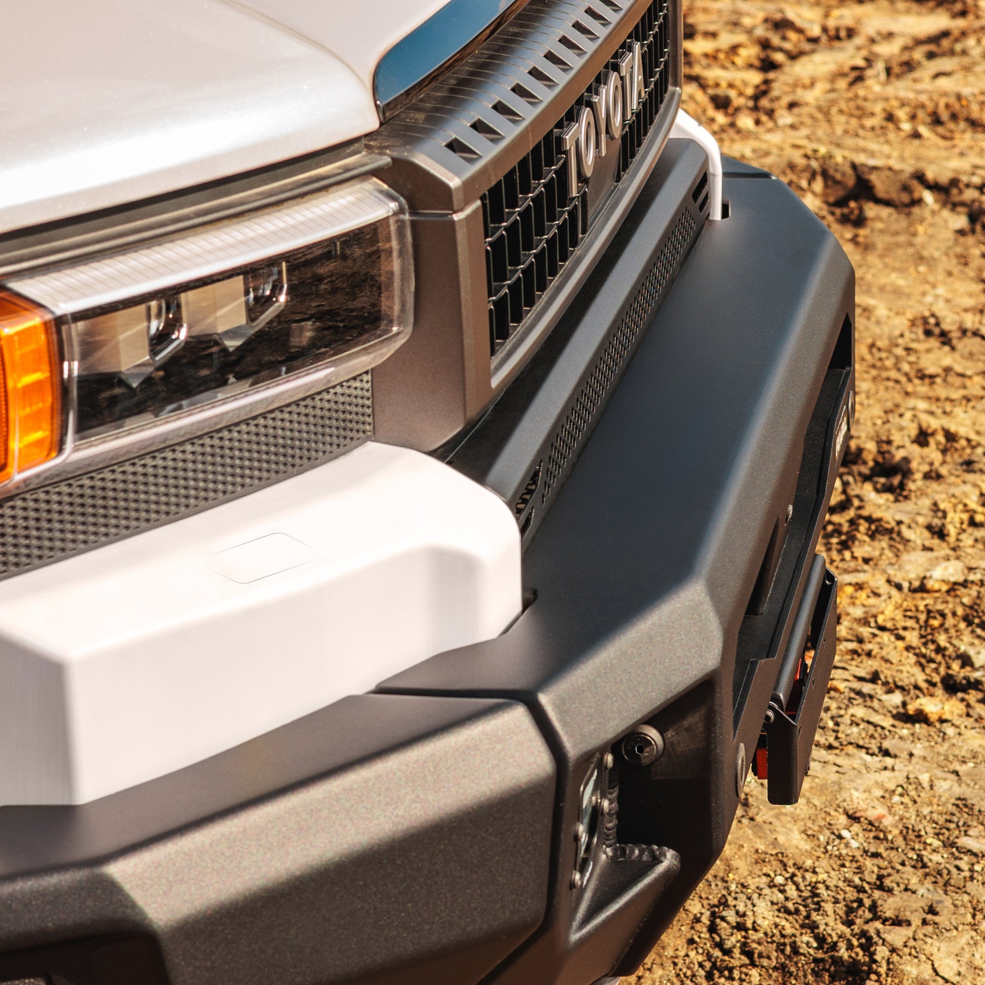 RIVAL Front Aluminum Bumper 2024-2025 Toyota Land Cruiser with Winch Mount and Recovery Points - RIVAL USA INC.