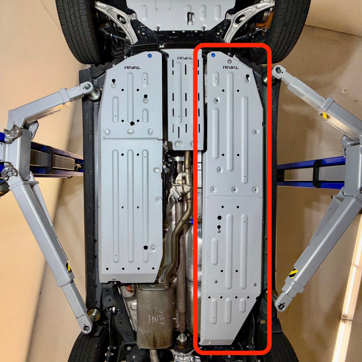 RIVAL Aluminum Driver Underside Skid Plate 2025 Ford Maverick Hybrid AWD