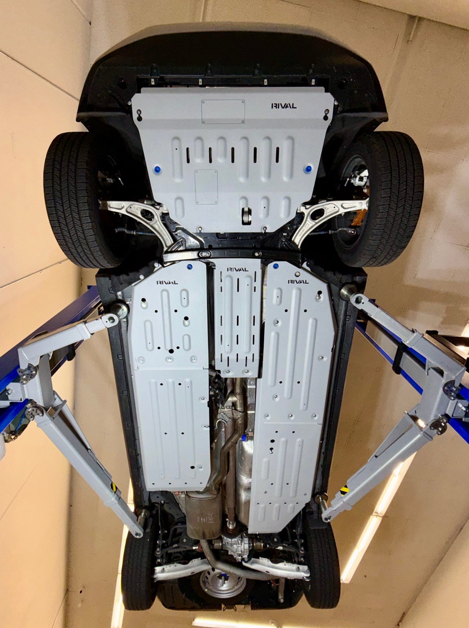 RIVAL Aluminum Driver Underside Skid Plate 2025 Ford Maverick Hybrid AWD - RIVAL USA INC.