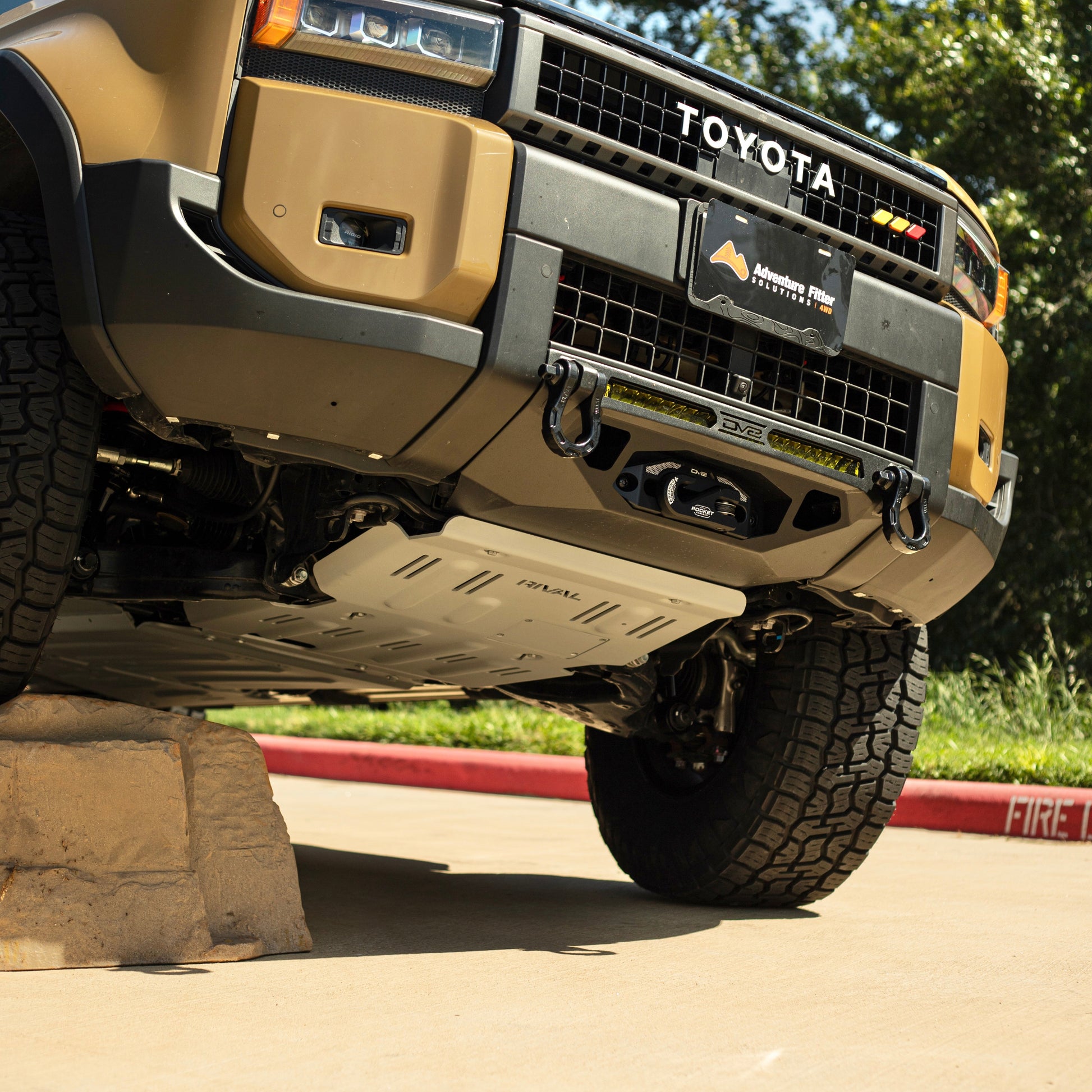 RIVAL Aluminum Engine Skid Plate 2024-2025 Toyota Tacoma 4Gen | 2024-2025 Toyota Land Cruiser | 2025 Toyota 4Runner 6Gen - RIVAL USA INC.