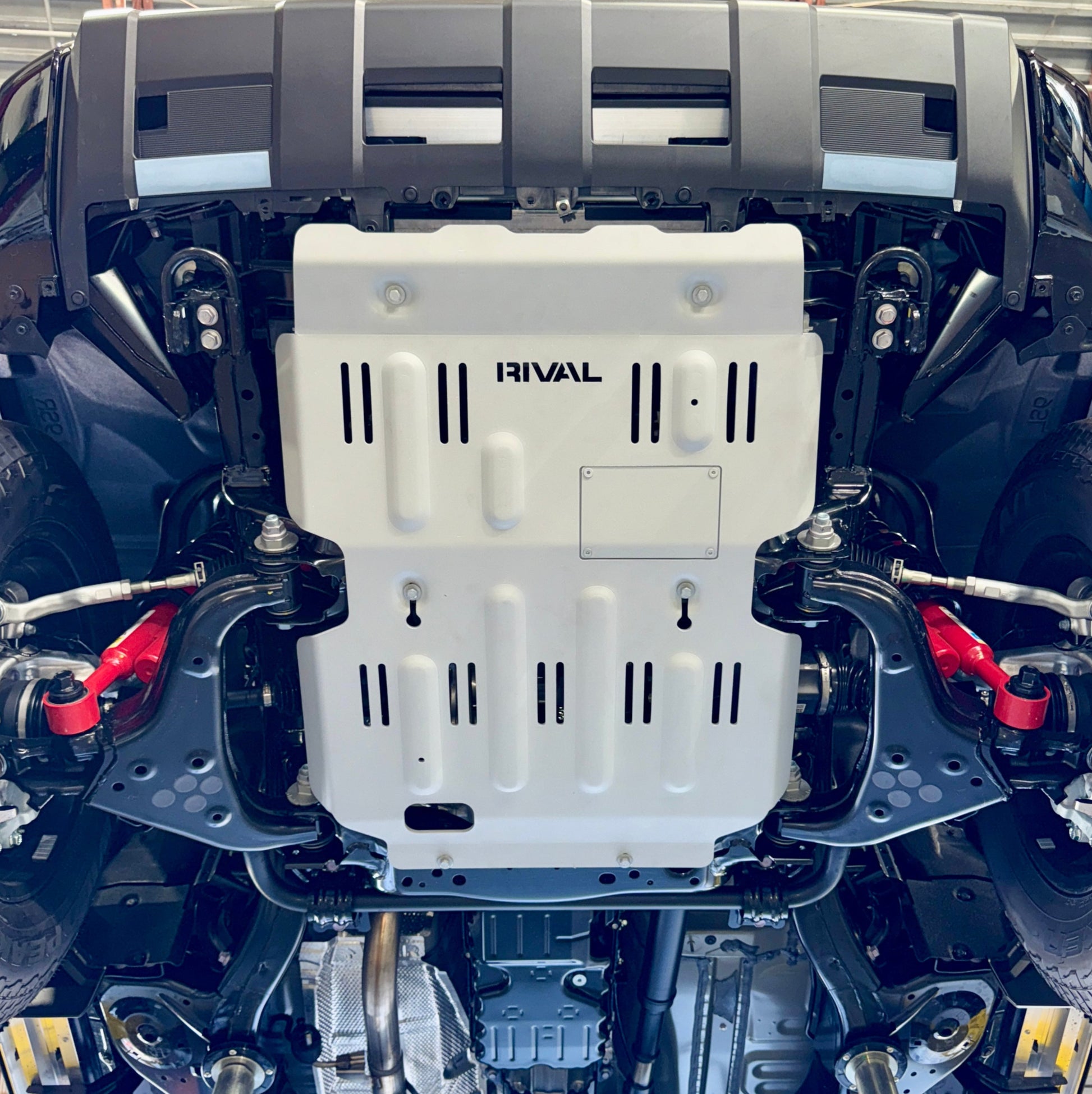 RIVAL Aluminum Engine Skid Plate 2024-2025 Toyota Tacoma 4Gen 2024-2025 Toyota Land Cruiser 2025 Toyota 4Runner 6Gen - RIVAL USA INC.