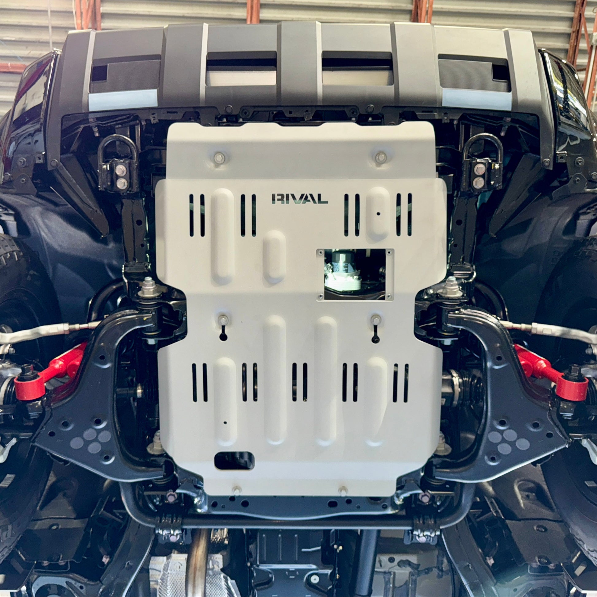 RIVAL Aluminum Engine Skid Plate 2024-2025 Toyota Tacoma 4Gen 2024-2025 Toyota Land Cruiser 2025 Toyota 4Runner 6Gen - RIVAL USA INC.
