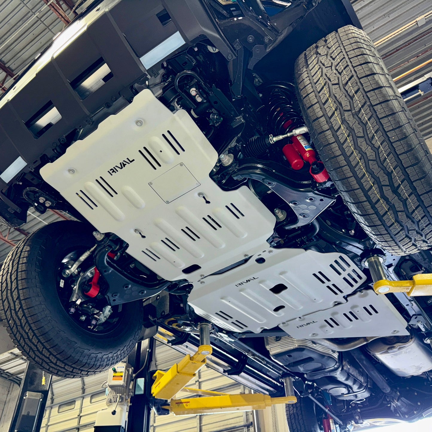 RIVAL Aluminum Engine Skid Plate 2024-2025 Toyota Tacoma 4Gen 2024-2025 Toyota Land Cruiser 2025 Toyota 4Runner 6Gen - RIVAL USA INC.