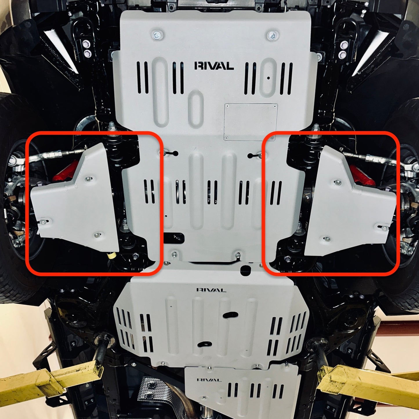 RIVAL Aluminum Lower Controls Skid Plate 2024-2025 Toyota Tacoma 4gen - RIVAL USA INC.