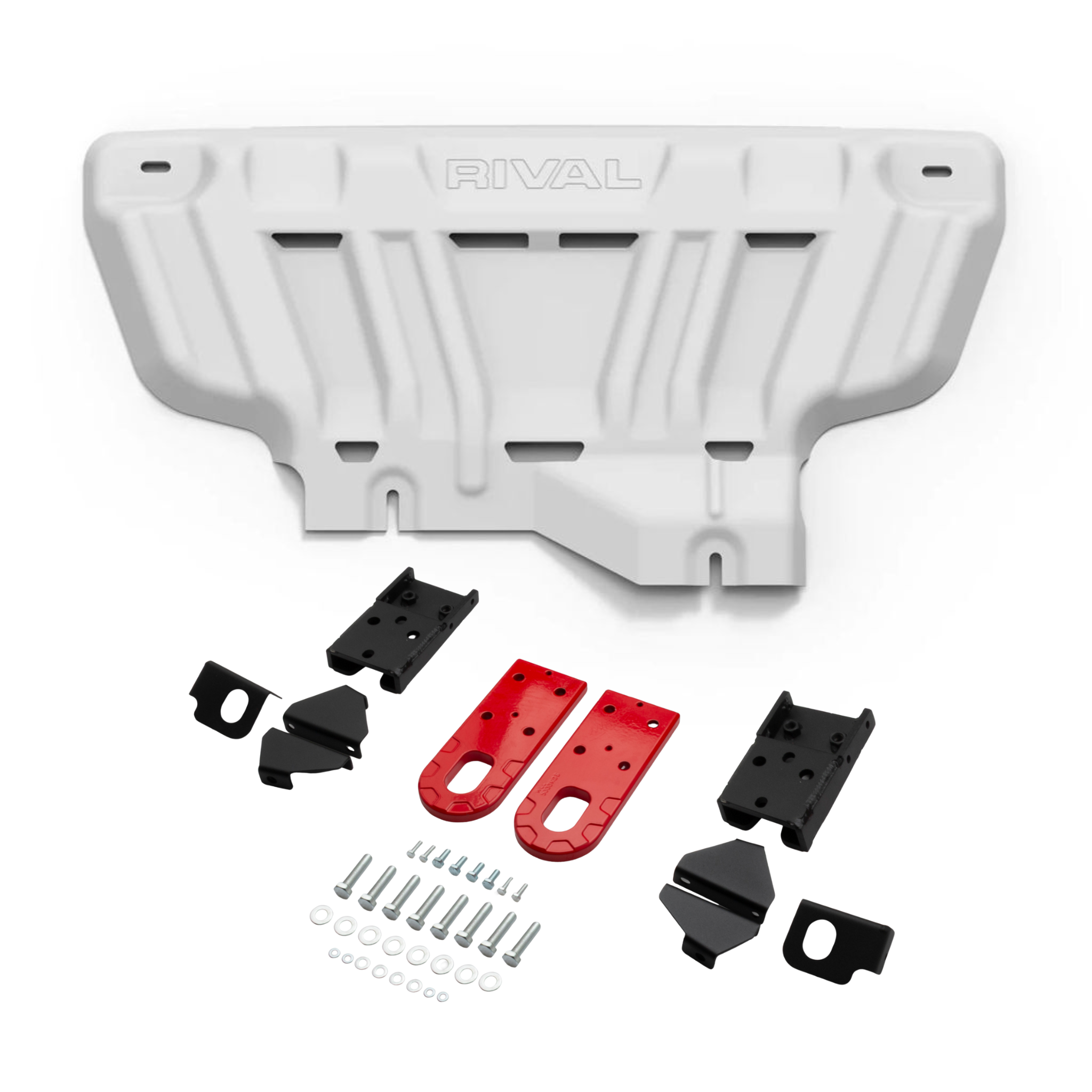 RIVAL Aluminum Radiator Skid Plate and Recovery Points Package 2024-20 RIVAL Aluminum Radiator Skid Plate and Recovery Points Package 2024-20