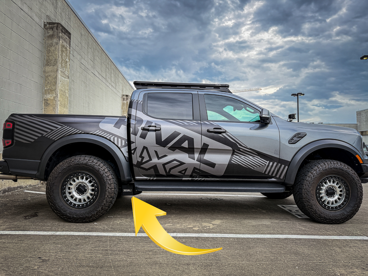 RIVAL Rear Suspension Travel Sensor Aluminum Armor Set 2024-2025 Ford Ranger Raptor - RIVAL USA INC.