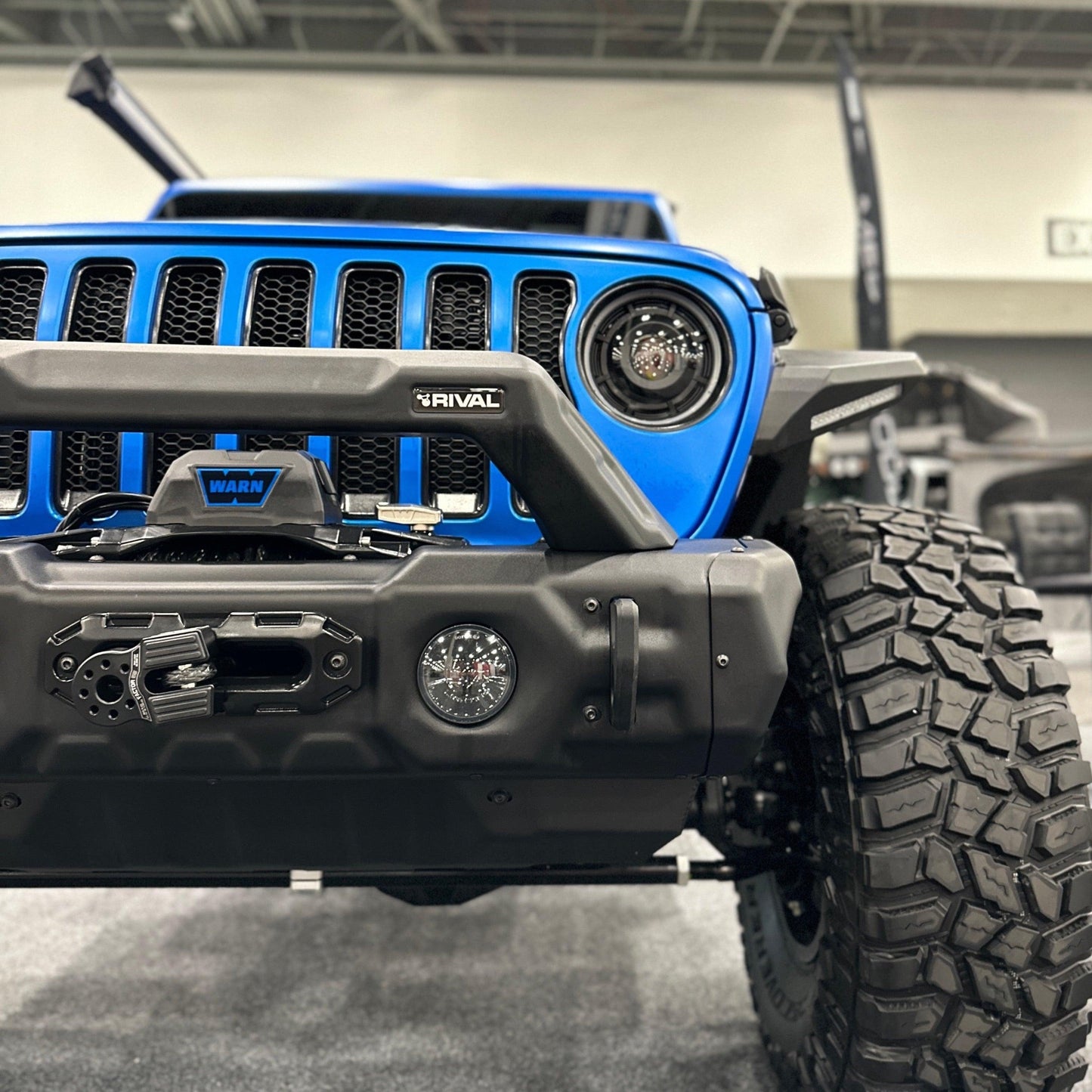 2D.2715.1-NL Front Modular Stamped Steel Stubby Bumper (Full Set) - RIVAL 4x4 USA