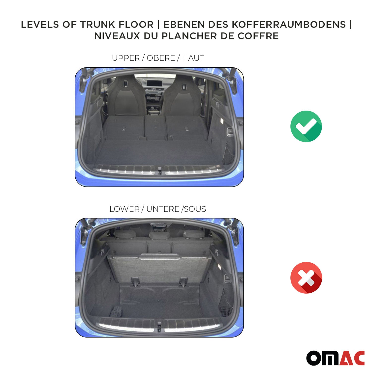 2019-2025 Toyota RAV4 Hybrid Premium Cargo Liner Trunk Mat All Weather Heavy Duty - RIVAL USA INC.