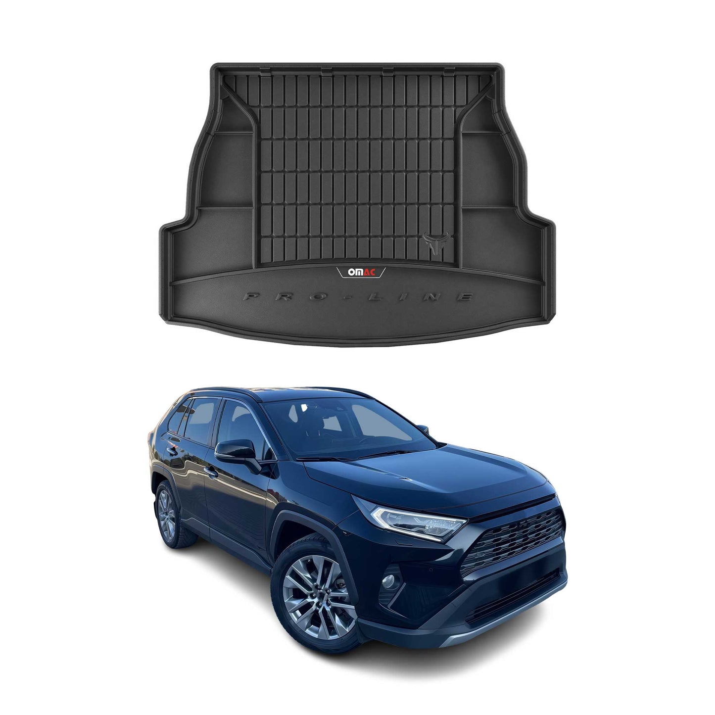2019-2025 Toyota RAV4 Hybrid Premium Cargo Liner Trunk Mat All Weather Heavy Duty - RIVAL USA INC.