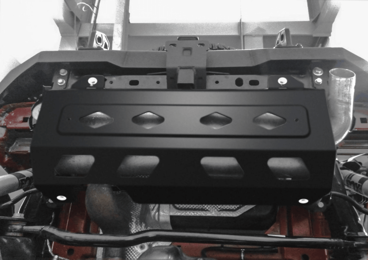 2333.2753.1.6 Aluminum Muffler Skid Plate Jeep Wrangler JL - RIVAL 4x4 USA