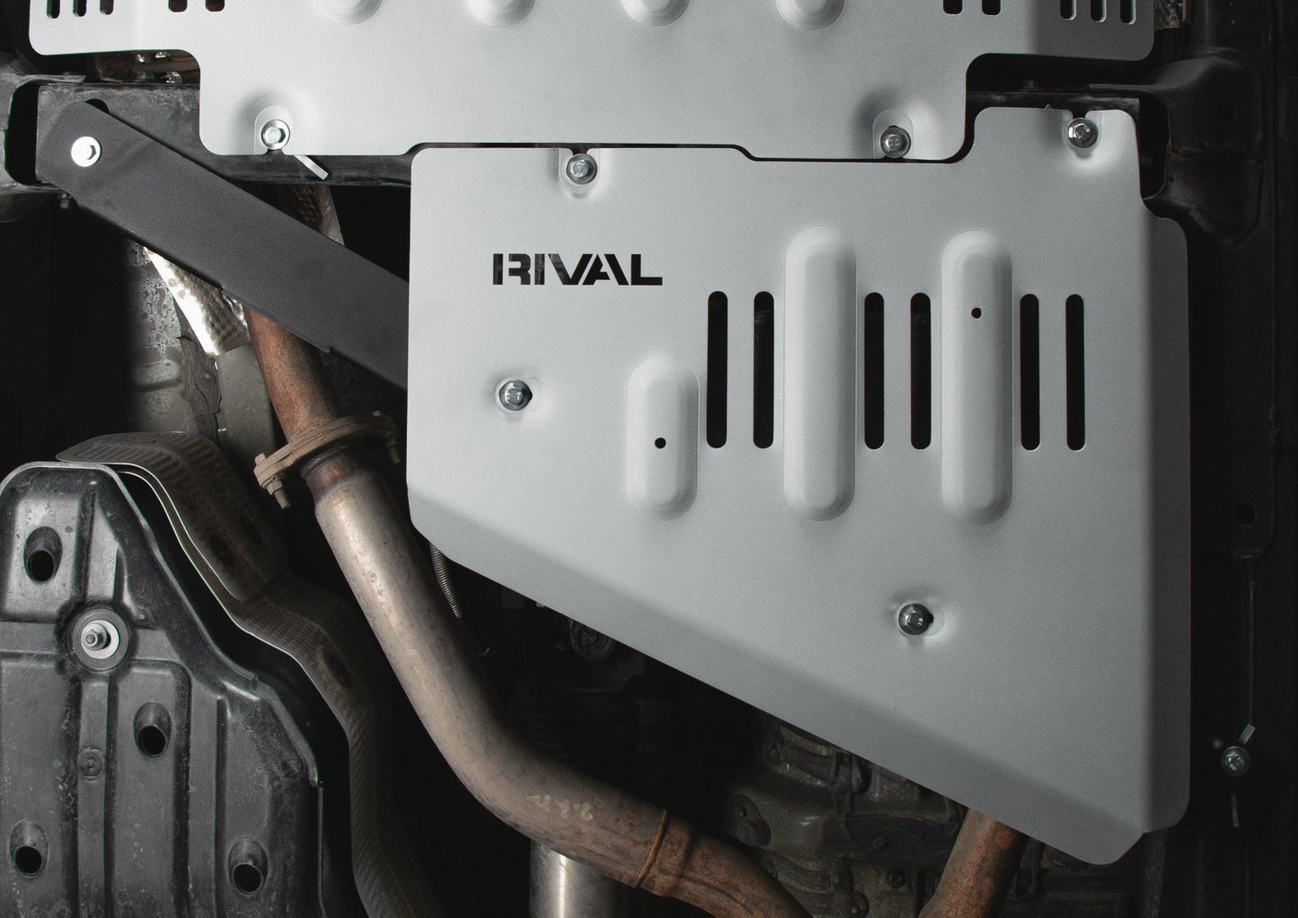 RIVAL Aluminum Skid Plate Toyota Tundra CrewMax 2021+ Transfer Case (incl. Hybrid) and Toyota Sequoia 2022+ - RIVAL USA