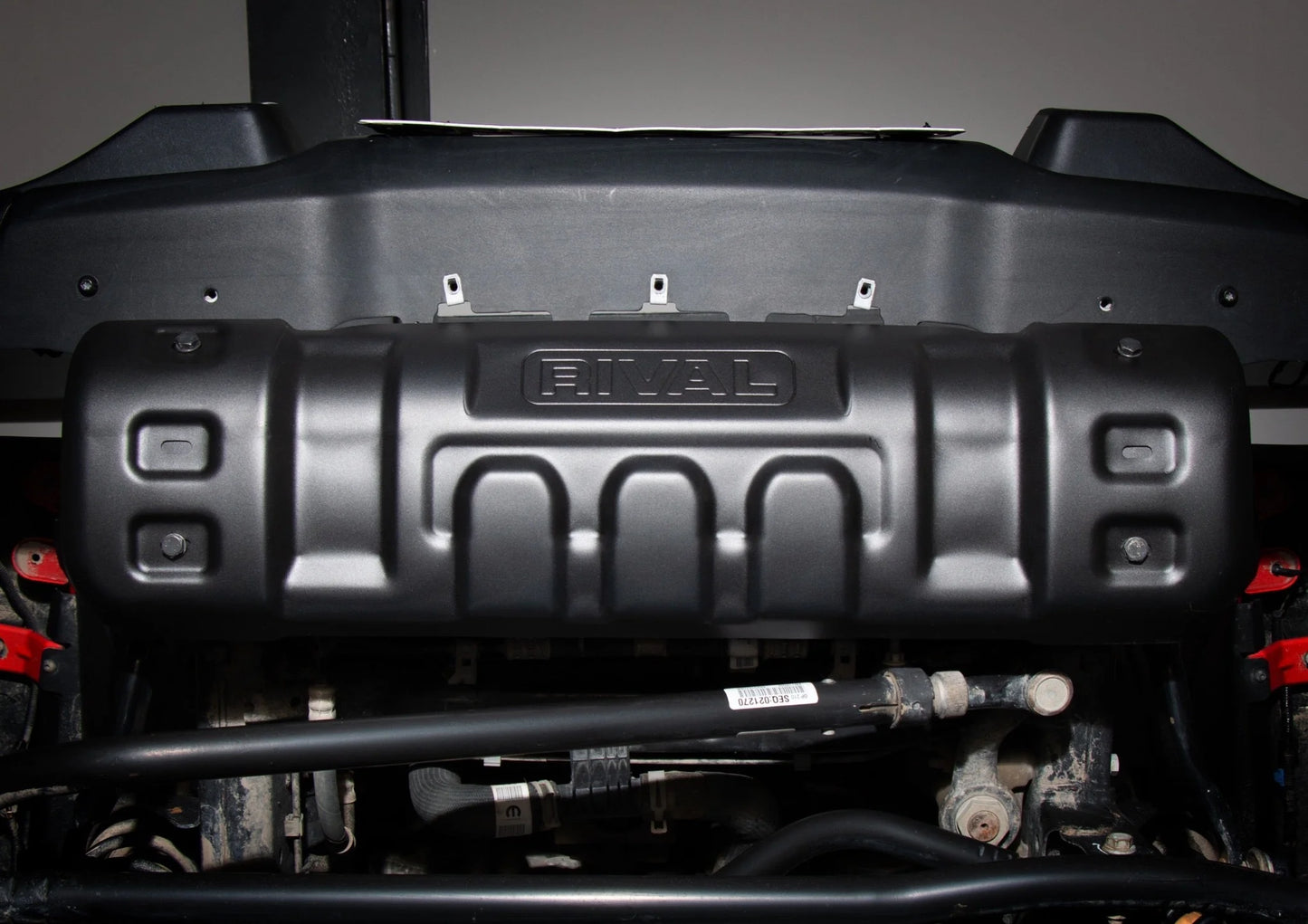 RIVAL Lower Skid Plate 2018-2025 Jeep Wrangler JL 2007-2018 Jeep Wrangler JK 2020-2025 Jeep Gladiator Except Mojave