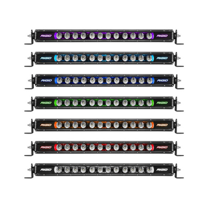 RIGID Radiance SR-Series 20 Inch 8 option RGBW Lightbar - RIVAL USA INC.