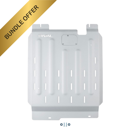 RIVAL Aluminum Transmission Skid Plate Cadillac Escalade GMC Sierra Yukon Chevrolet Tahoe Silverado