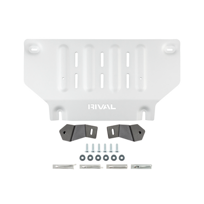 RIVAL Aluminum Radiator Skid Plate 2015-2025 Ford F-150 EcoBoost PowerBoost V8 except 2.7