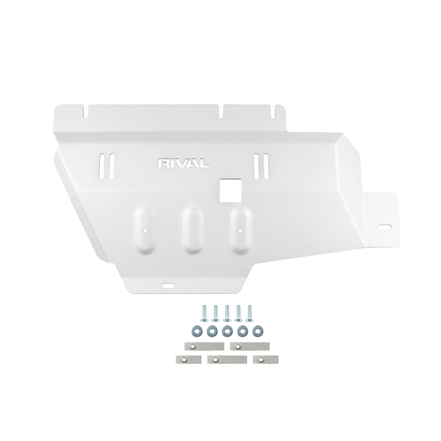 RIVAL Aluminum Transfer Case Skid Plate 2015-2025 Ford F-150 EcoBoost V8 2.7 except PowerBoost